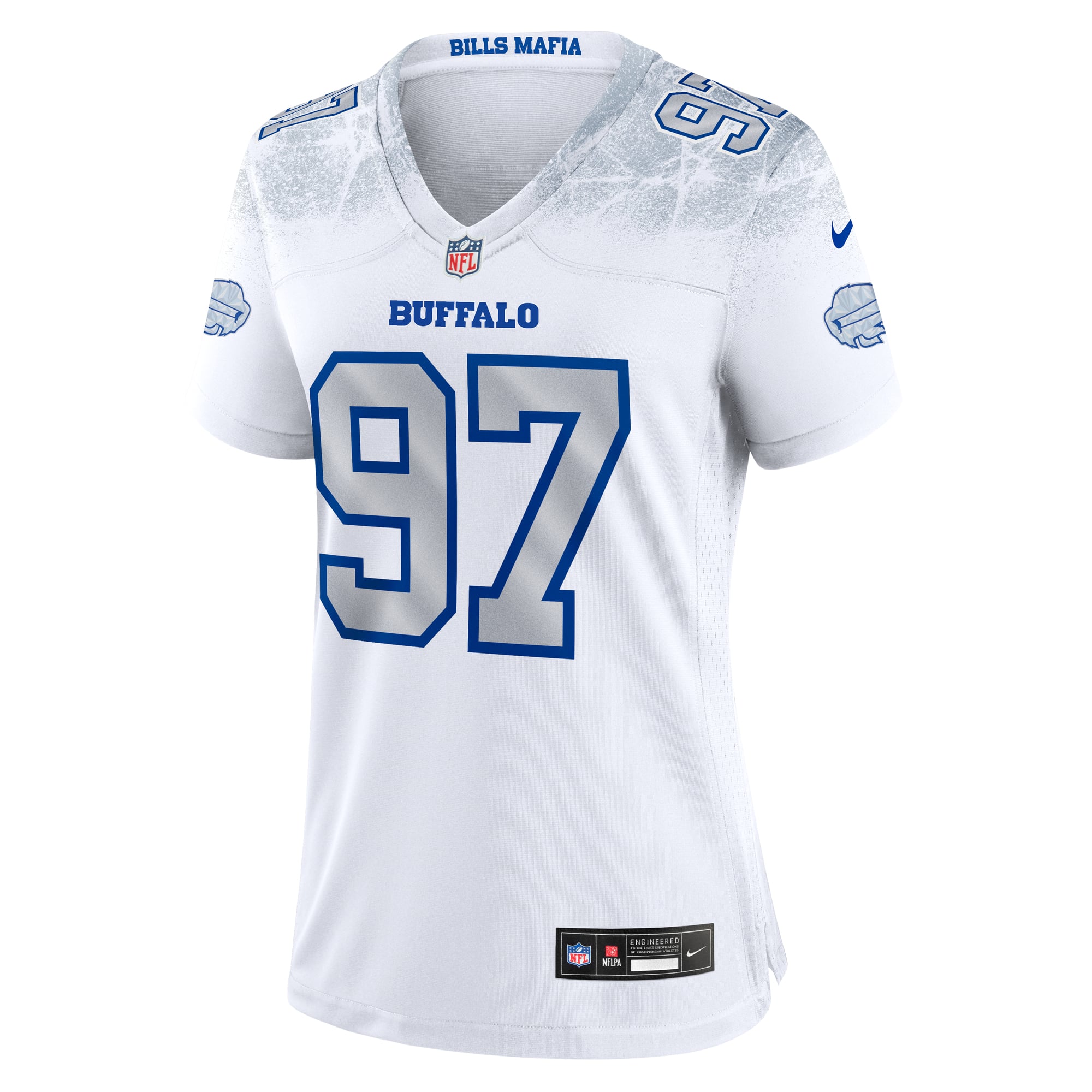 Women's Nike Joey Bosa White Buffalo Bills Rivalries Collection Game Jersey