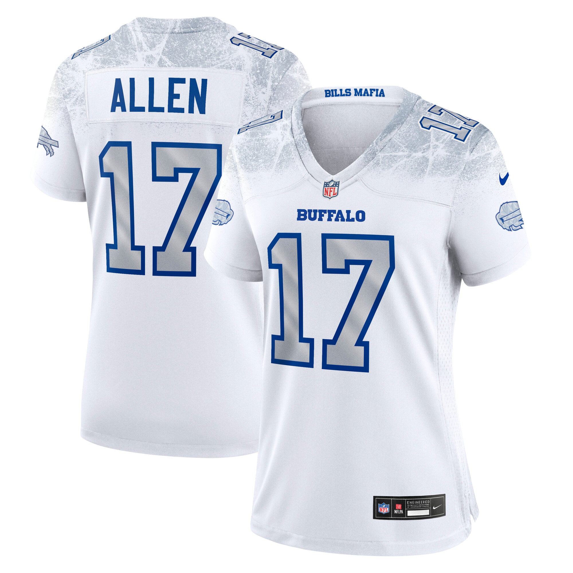 Women's Nike Josh Allen White Buffalo Bills Rivalries Collection Game Jersey