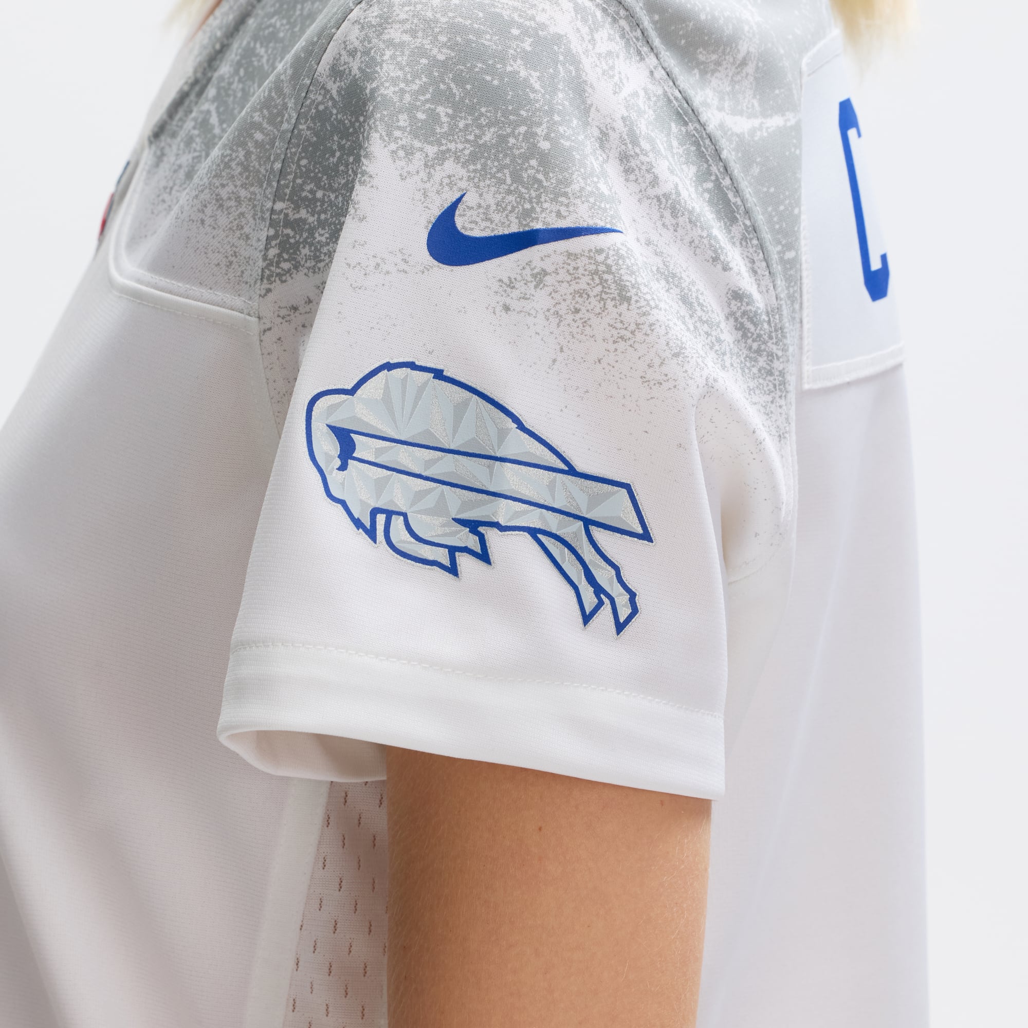 Women's Nike Keon Coleman White Buffalo Bills Rivalries Collection Game Jersey