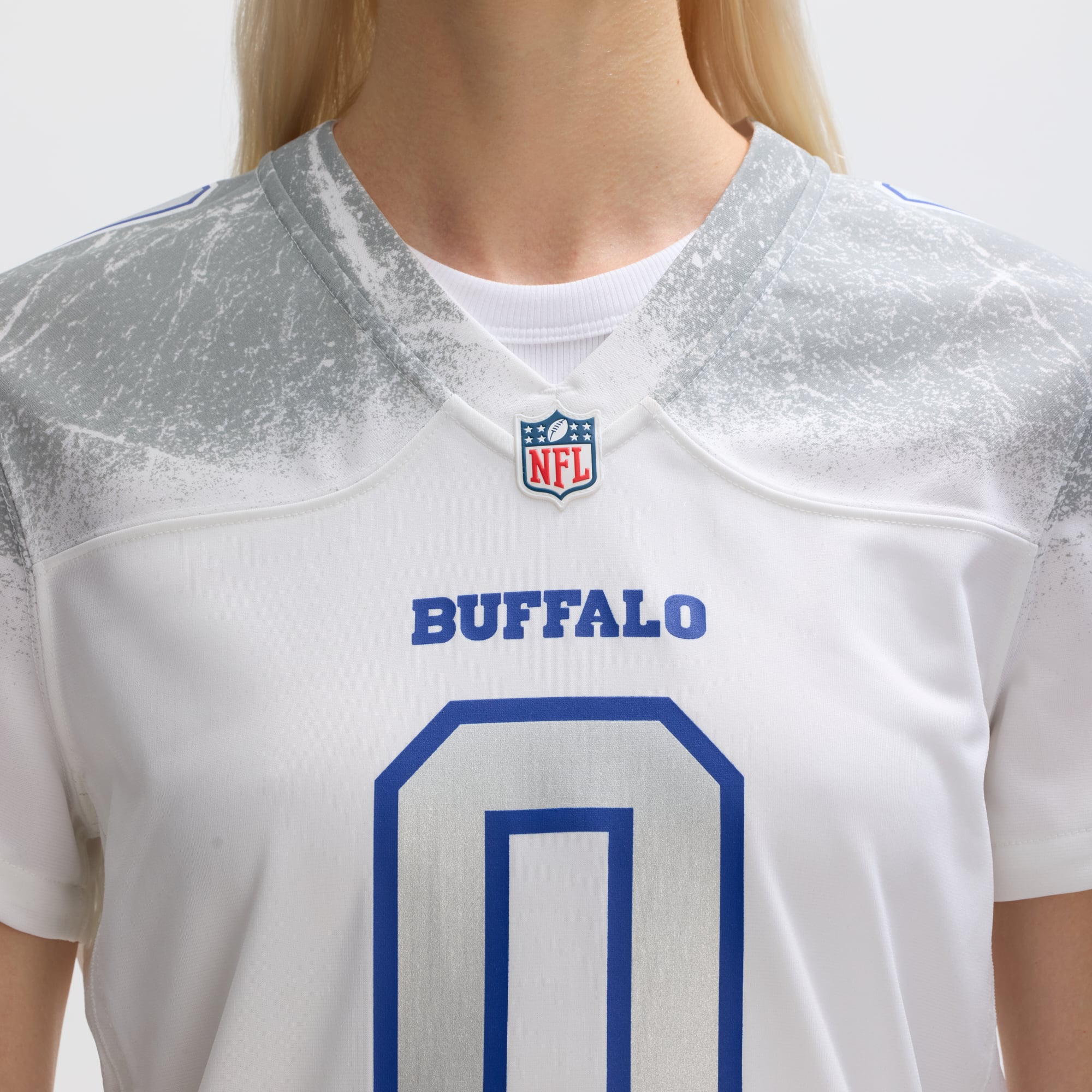 Women's Nike Keon Coleman White Buffalo Bills Rivalries Collection Game Jersey