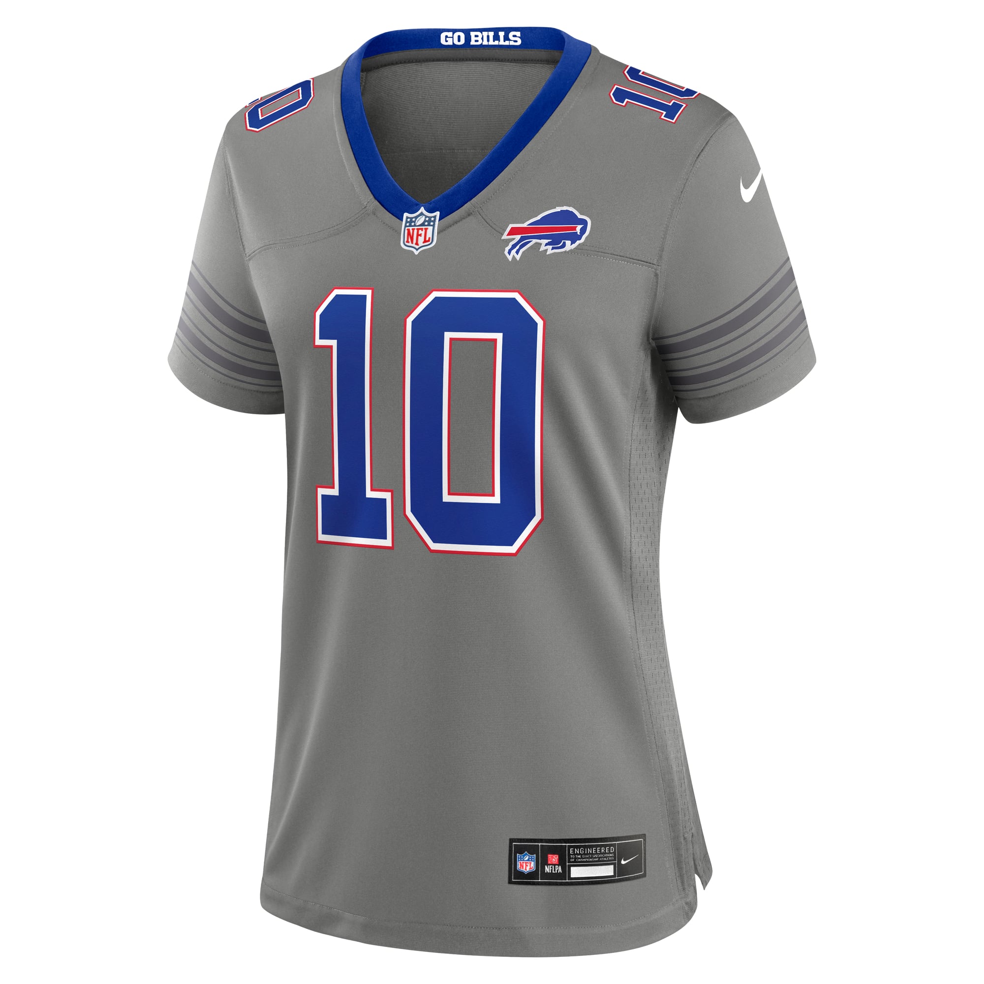 Women's Nike Khalil Shakir Gray Buffalo Bills Nickel City Game Jersey
