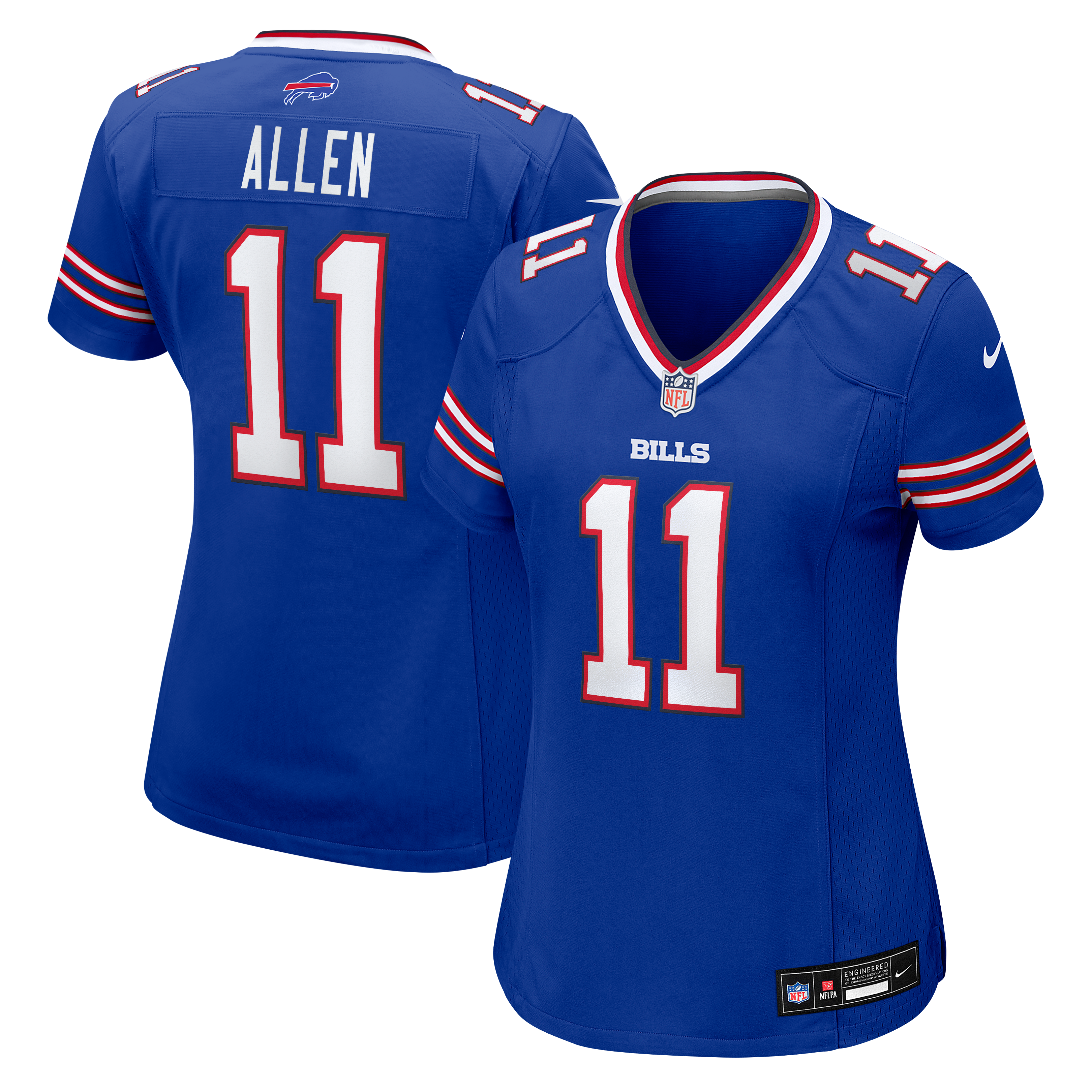 Women's Nike Kyle Allen Royal Buffalo Bills Team Game Jersey