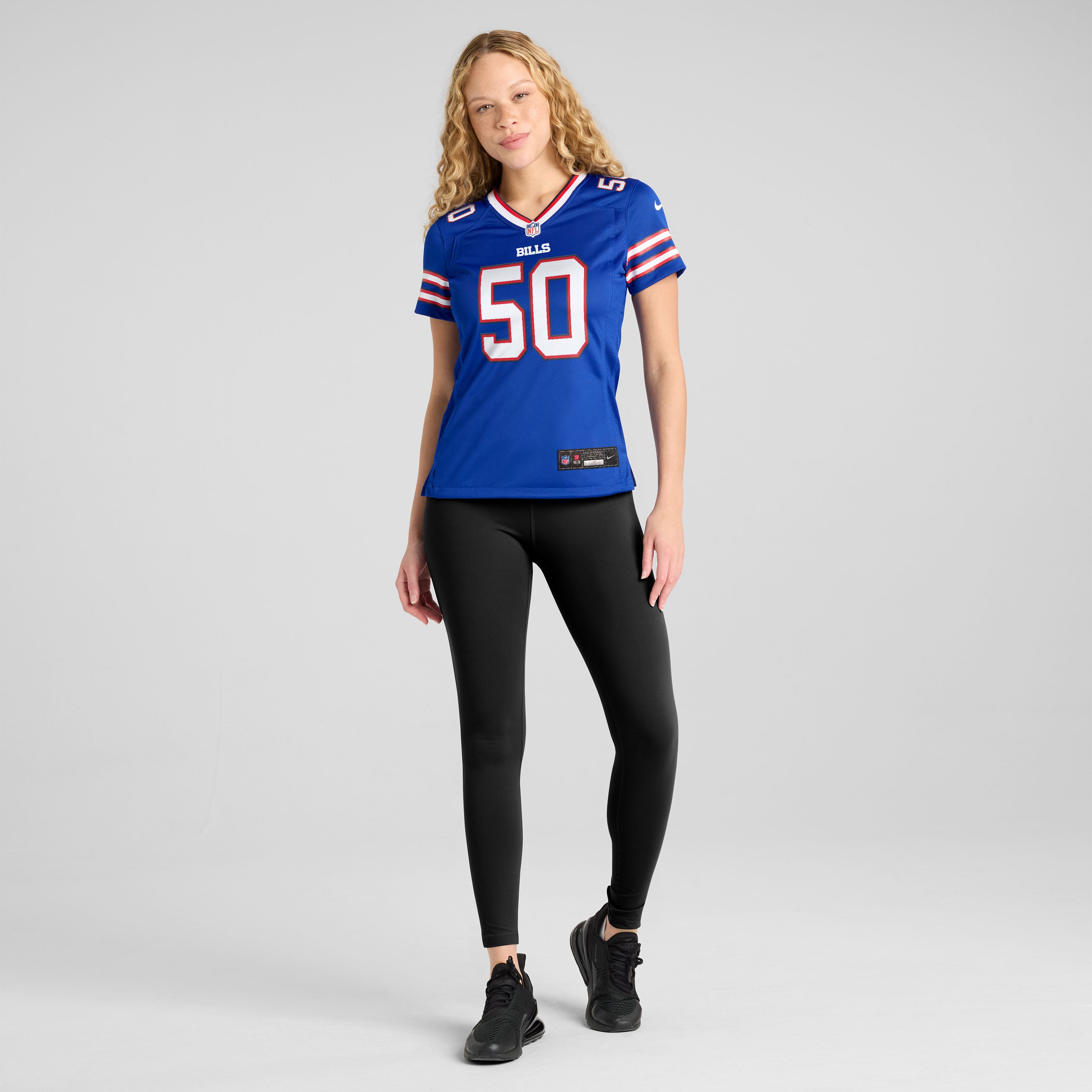 Maillot de match Nike Otis Reese Royal Buffalo Bills pour femmes