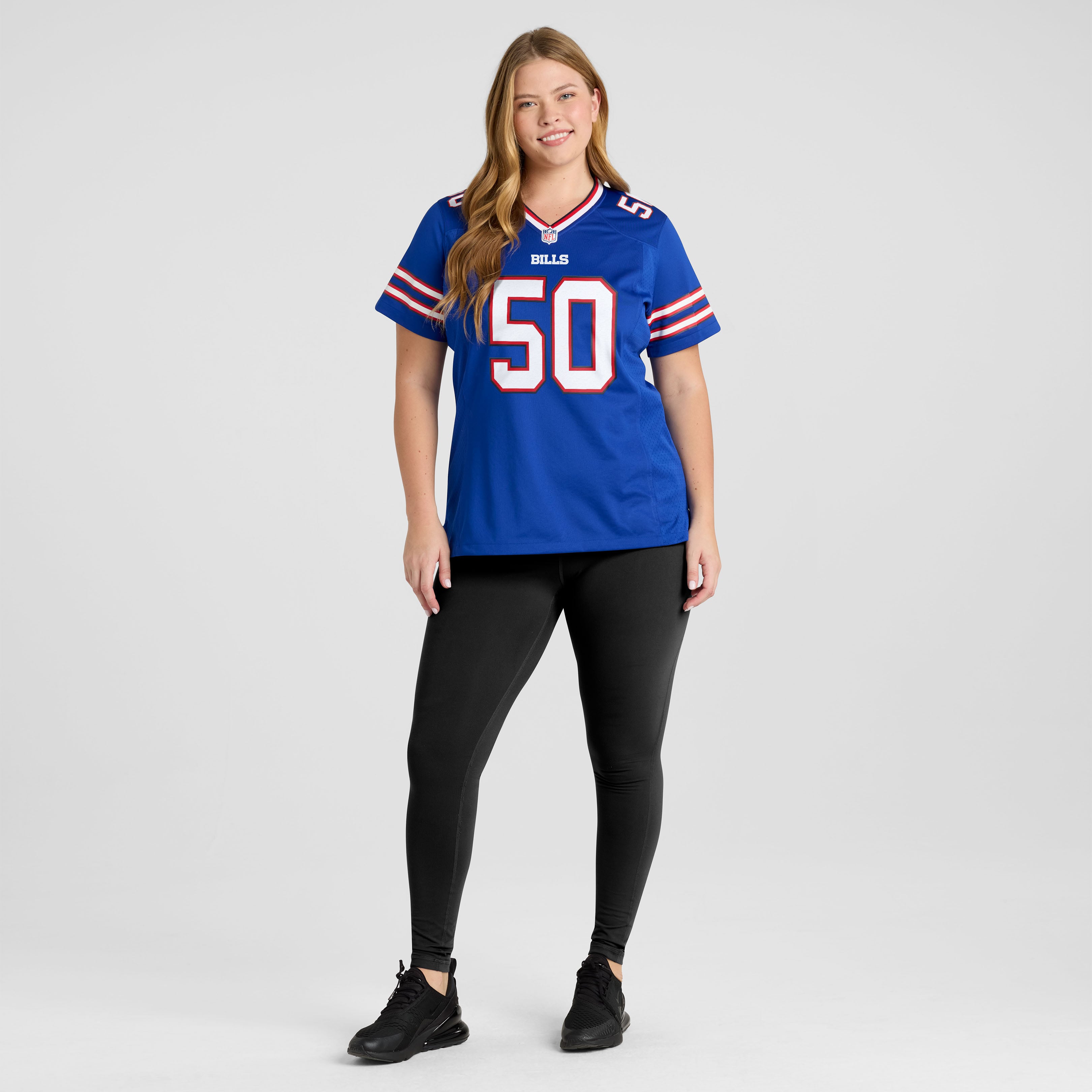Maillot de match Nike Otis Reese Royal Buffalo Bills pour femmes