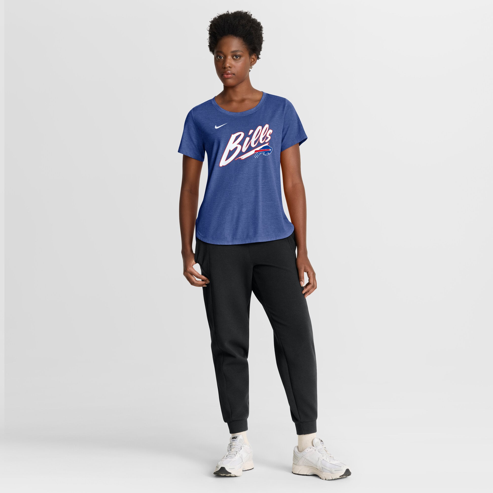 Women's Nike Royal Buffalo Bills Primetime Tri-Blend T-Shirt