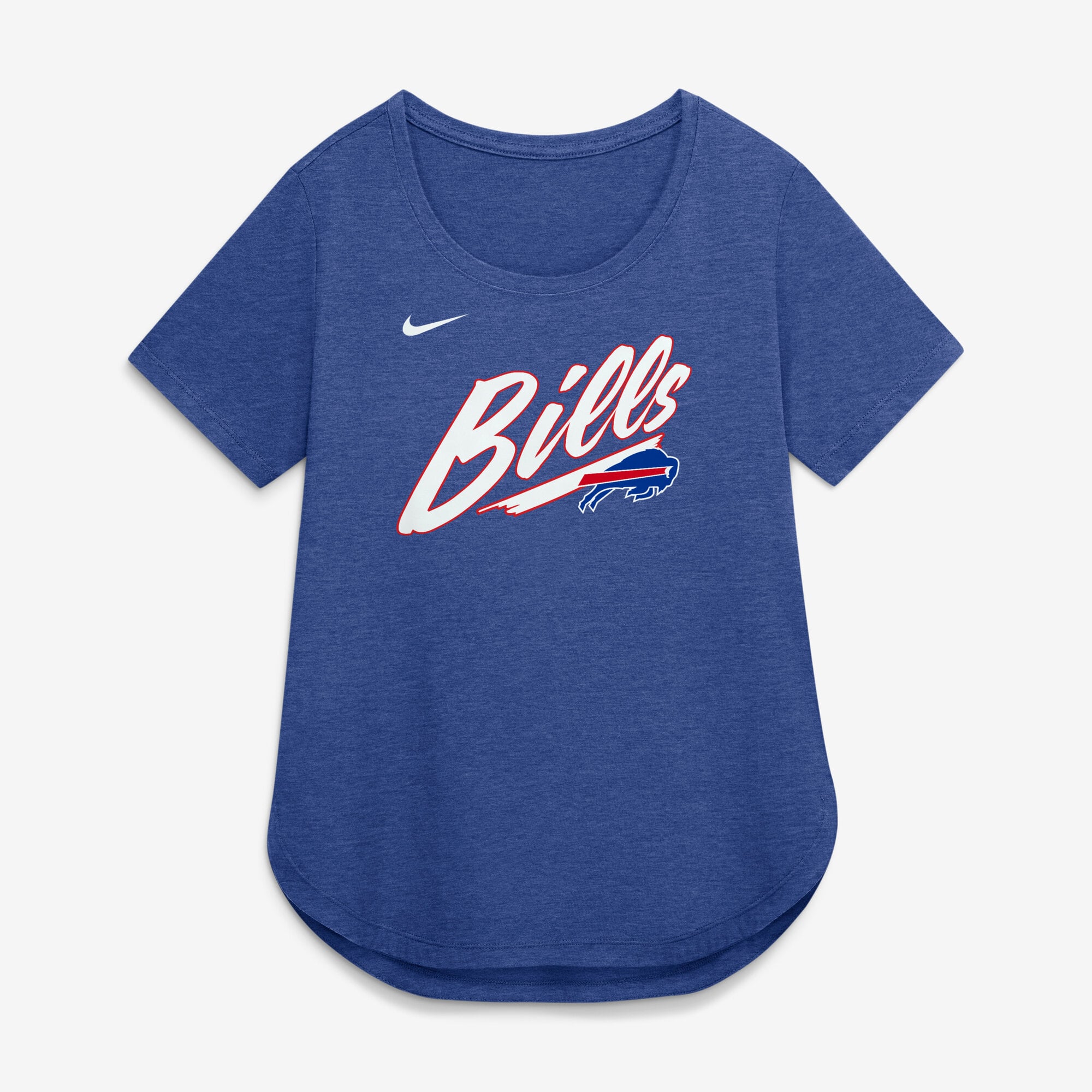 Women's Nike Royal Buffalo Bills Primetime Tri-Blend T-Shirt