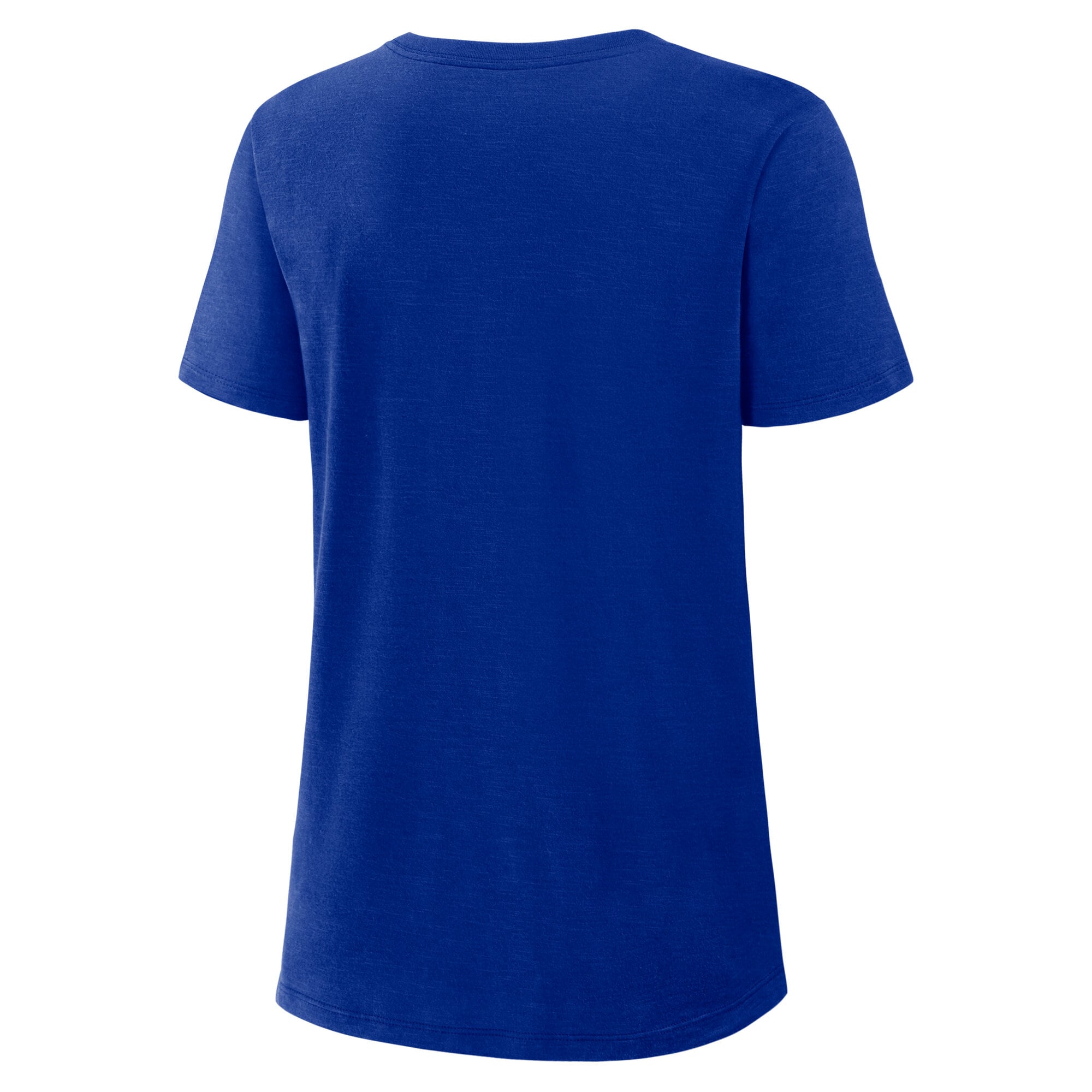 T-shirt Nike Royal Buffalo Bills Rivalries Collection pour femmes, en tissu flammé Dri-FIT