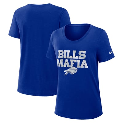  Buffalo Bills Nike Women's Rivalries Collection Slub Dri-FIT T-Shirt - Royal
