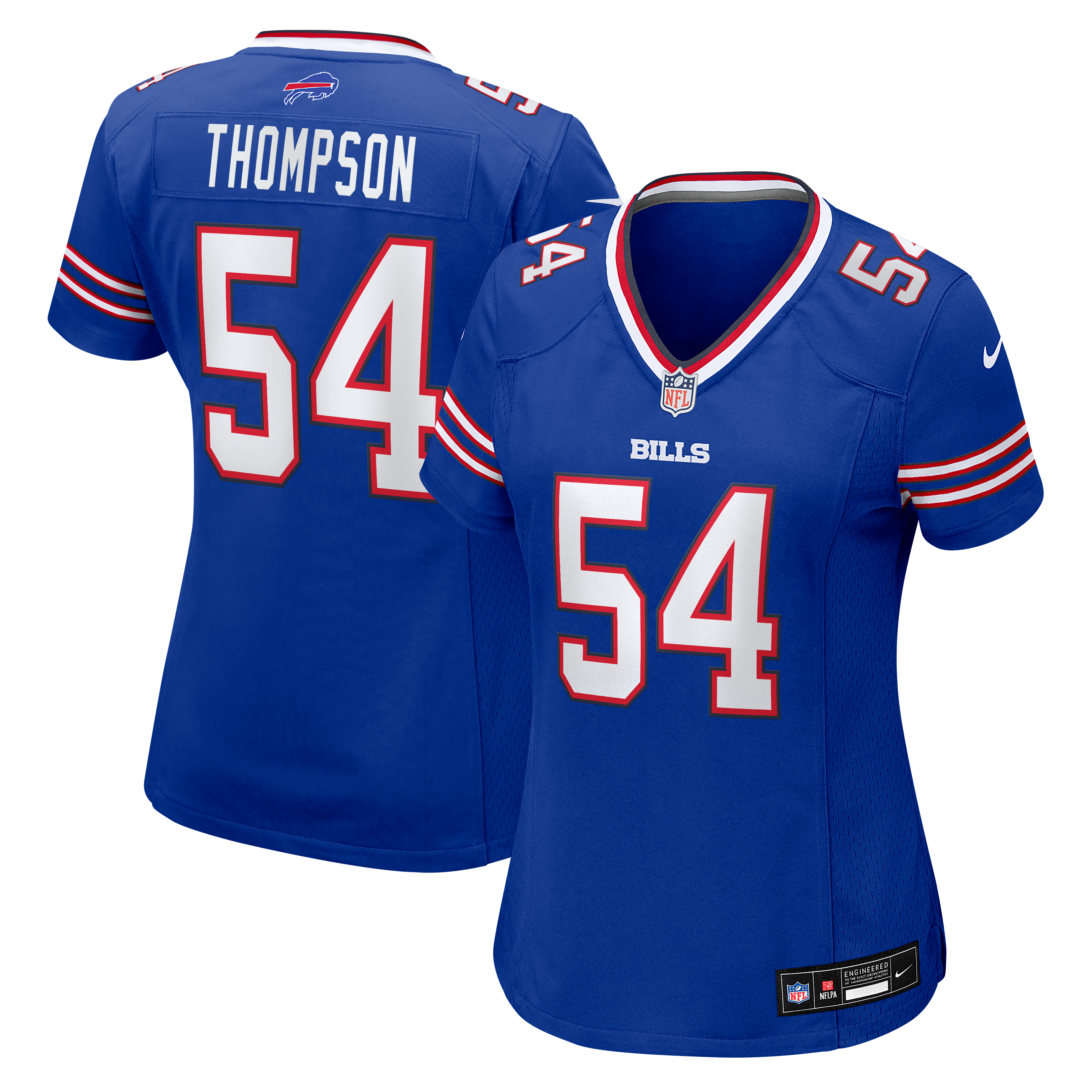 Women's Nike Shaq Thompson Royal Buffalo Bills Team Game Jersey
