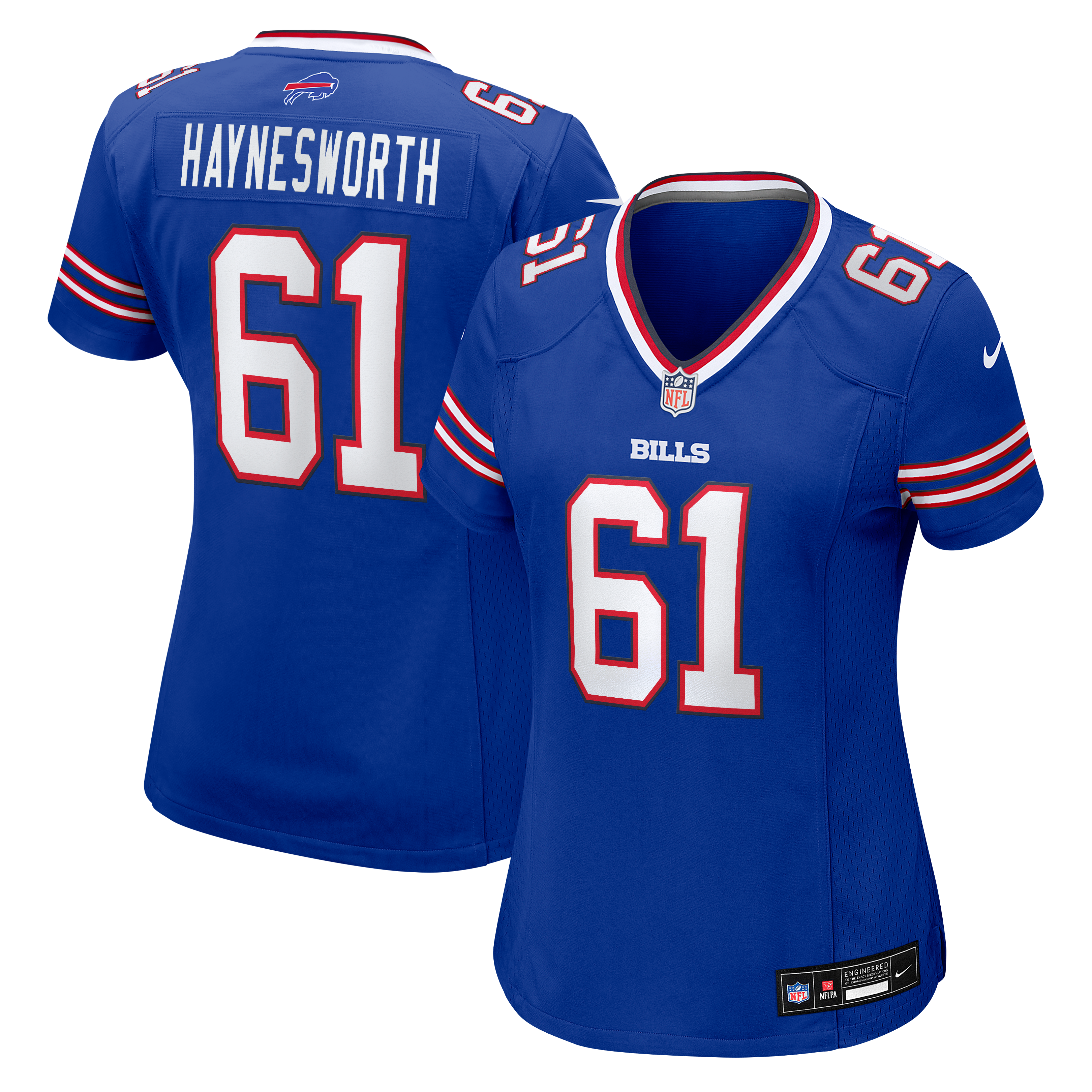 Women's Nike Sincere Haynesworth Royal Buffalo Bills Team Game Jersey