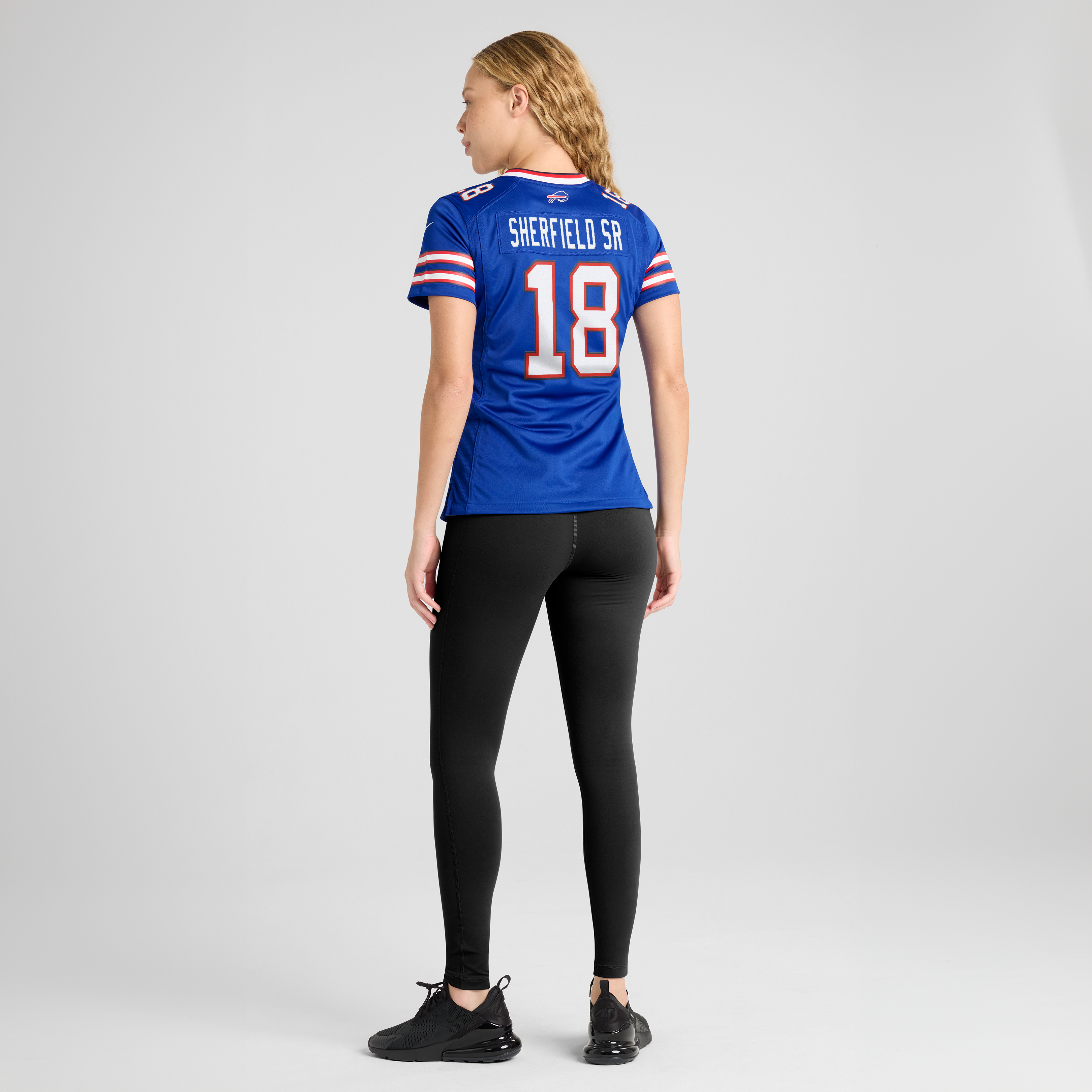 Women's Nike Trent Sherfield Sr. Royal Buffalo Bills Team Game Jersey