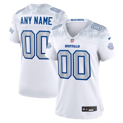  Buffalo Bills Nike Women's Rivalries Collection Custom Game Jersey - White