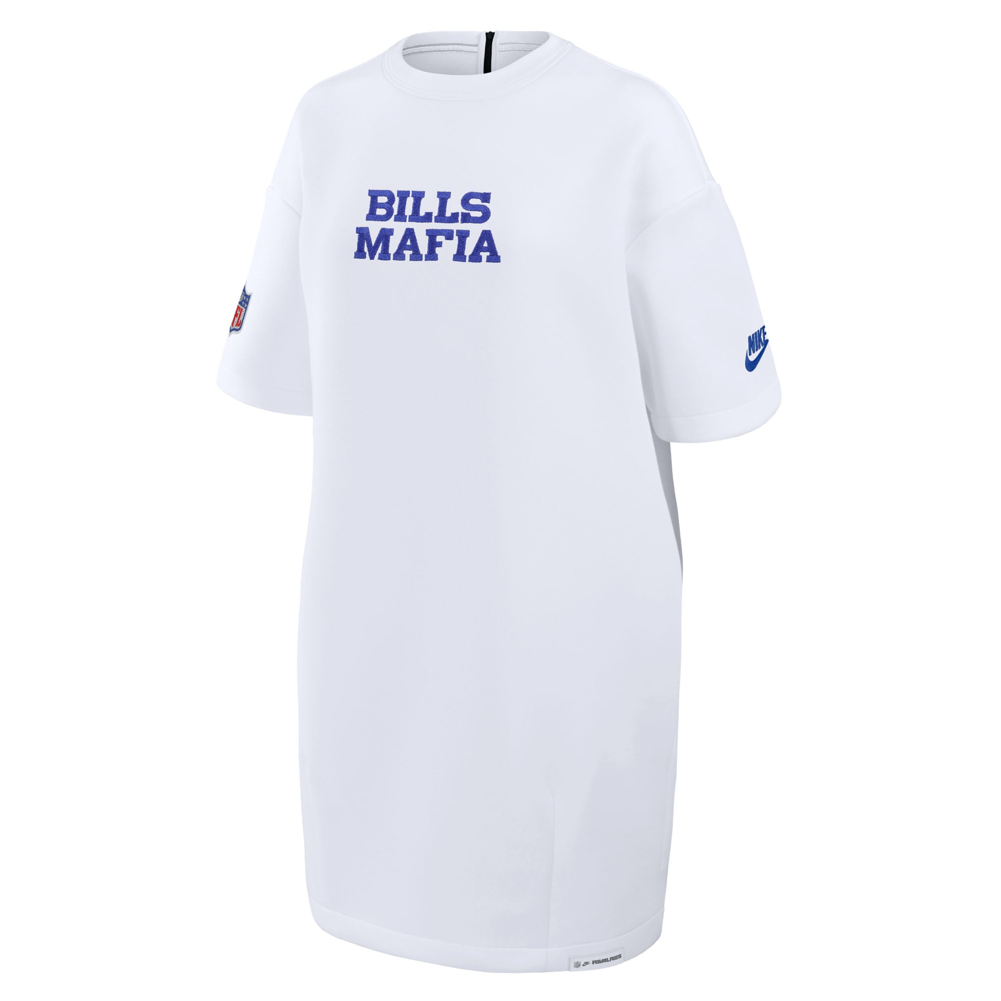 Robe oversize en polaire technique Nike Buffalo Bills Rivalries Collection blanche pour femme