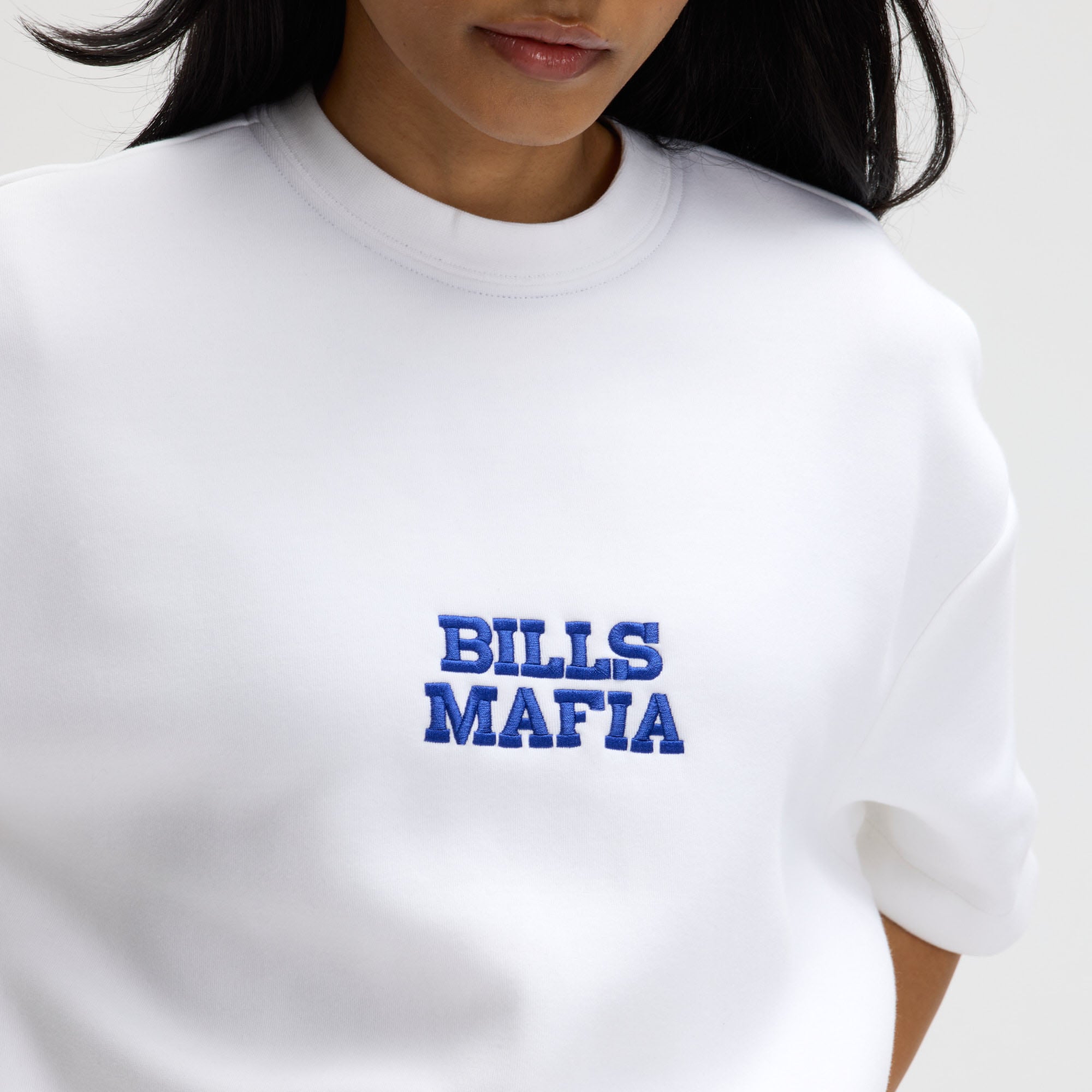Robe oversize en polaire technique Nike Buffalo Bills Rivalries Collection blanche pour femme
