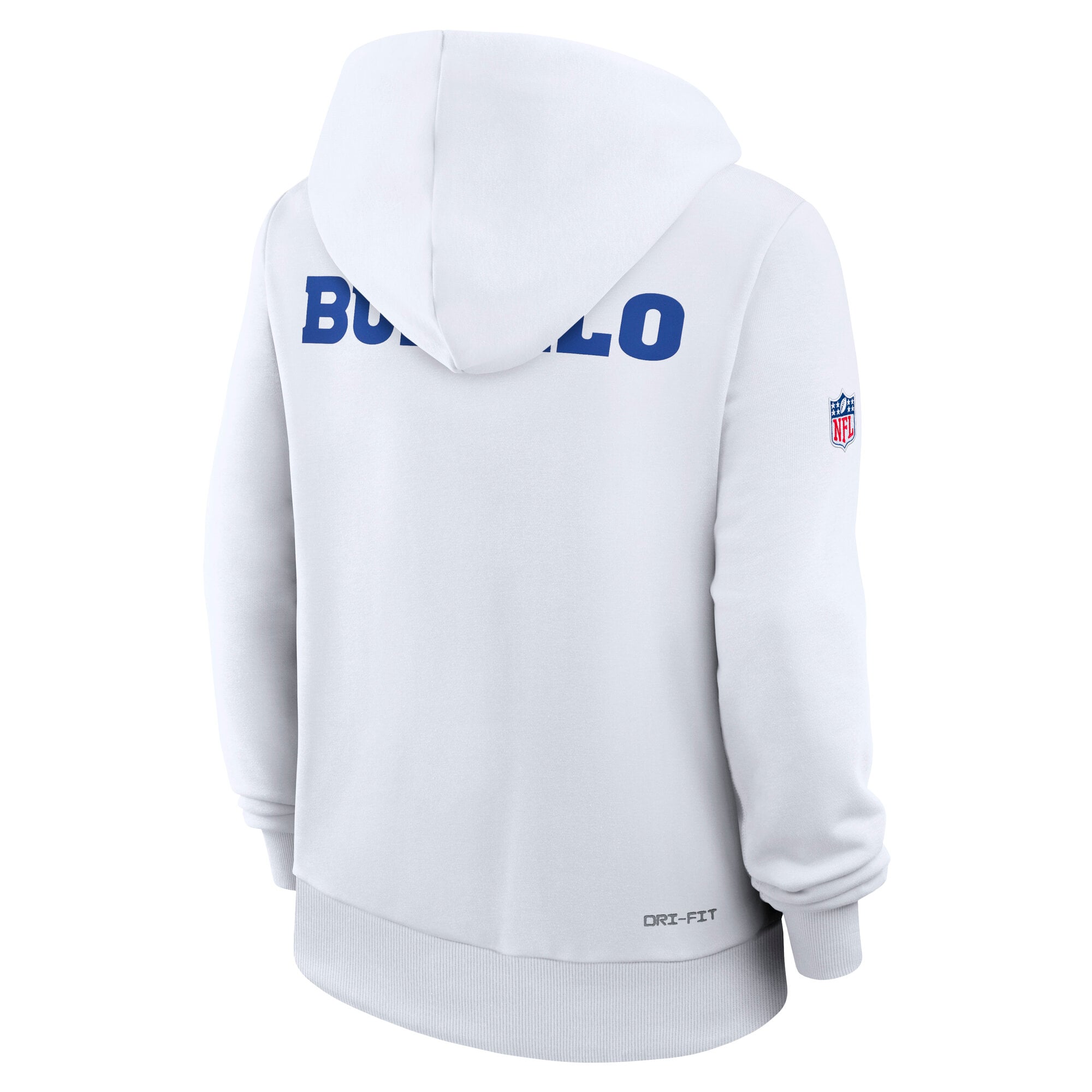 Women's Nike  White Buffalo Bills Rivalries Collection Sideline Dri-FIT Hoodie