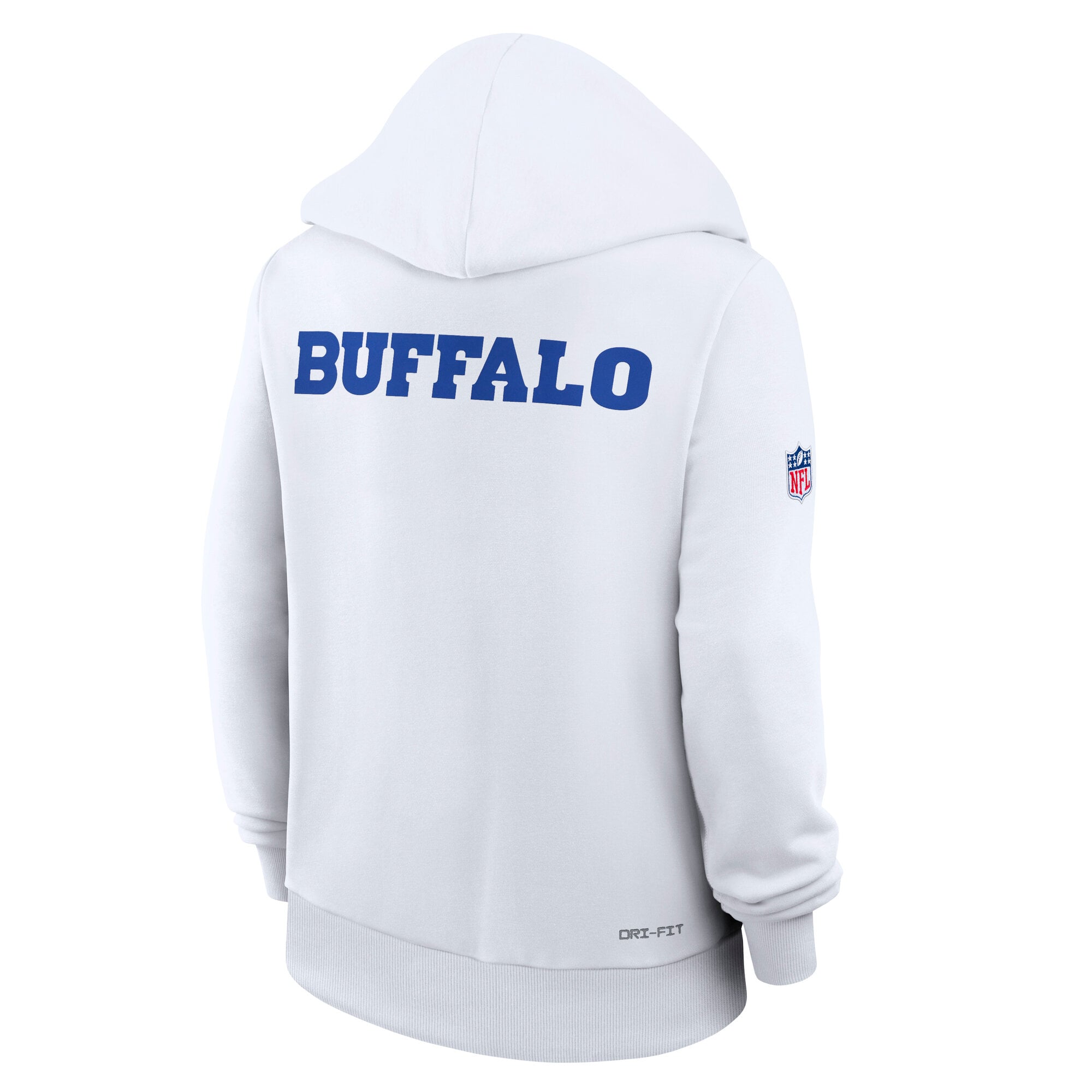 Women's Nike  White Buffalo Bills Rivalries Collection Sideline Dri-FIT Hoodie