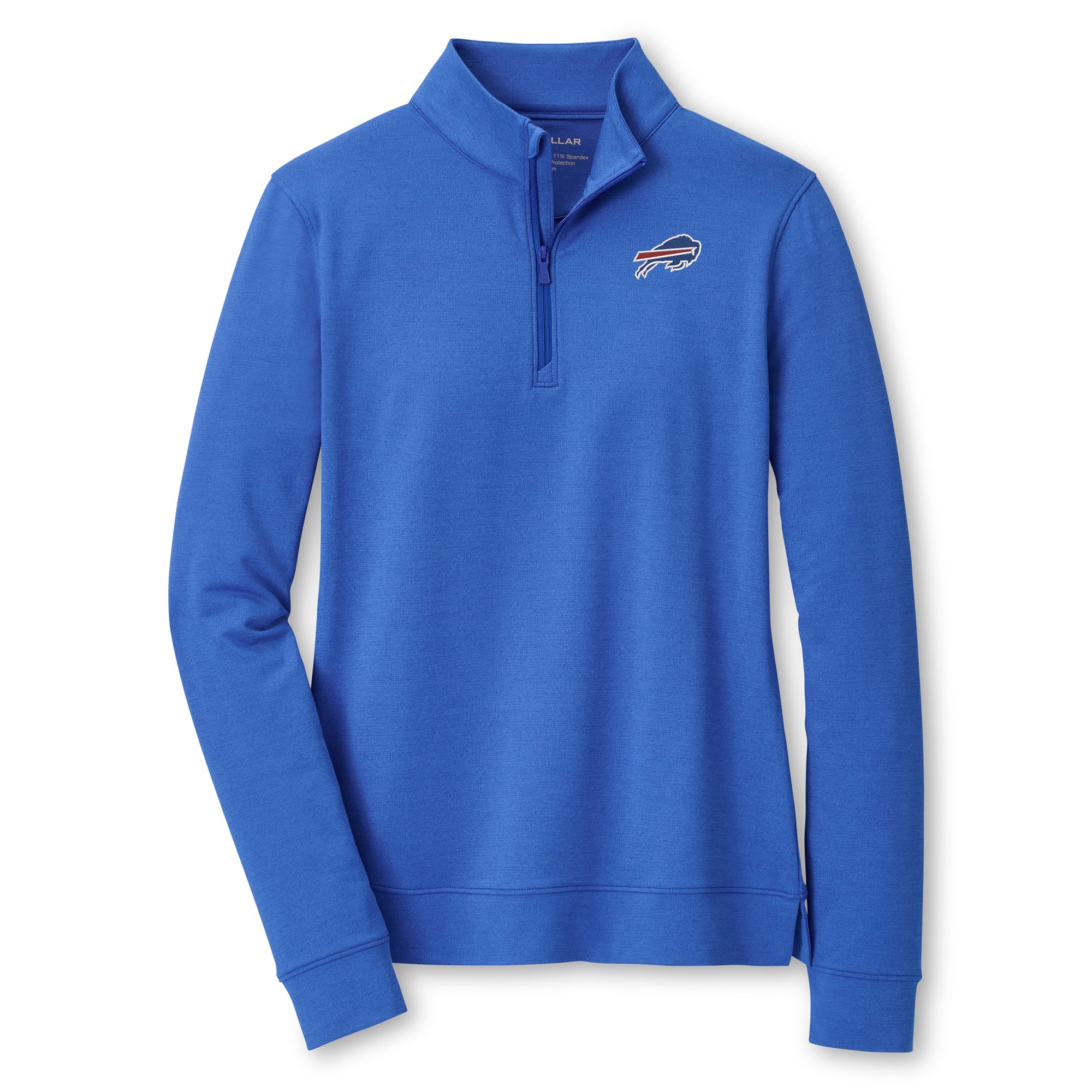 Pull à col zippé Peter Millar Blue Buffalo Bills Perth pour femme