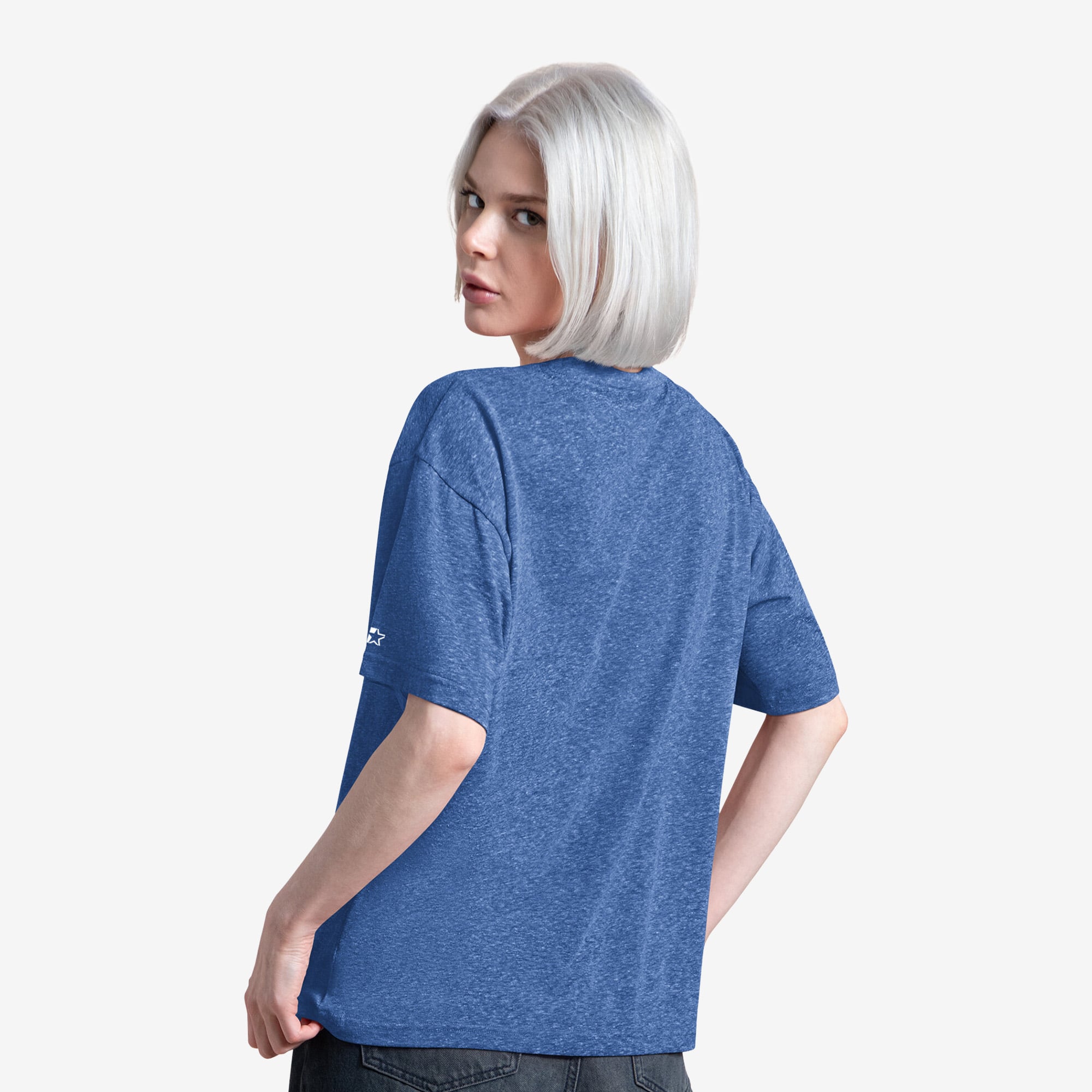 T-shirt Starter Blue Buffalo Bills Jump Shot pour femmes
