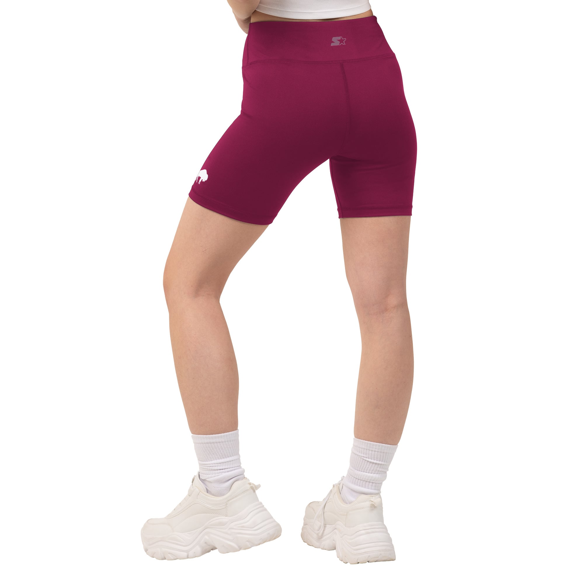 Women's Starter Navy Buffalo Bills Biker Shorts