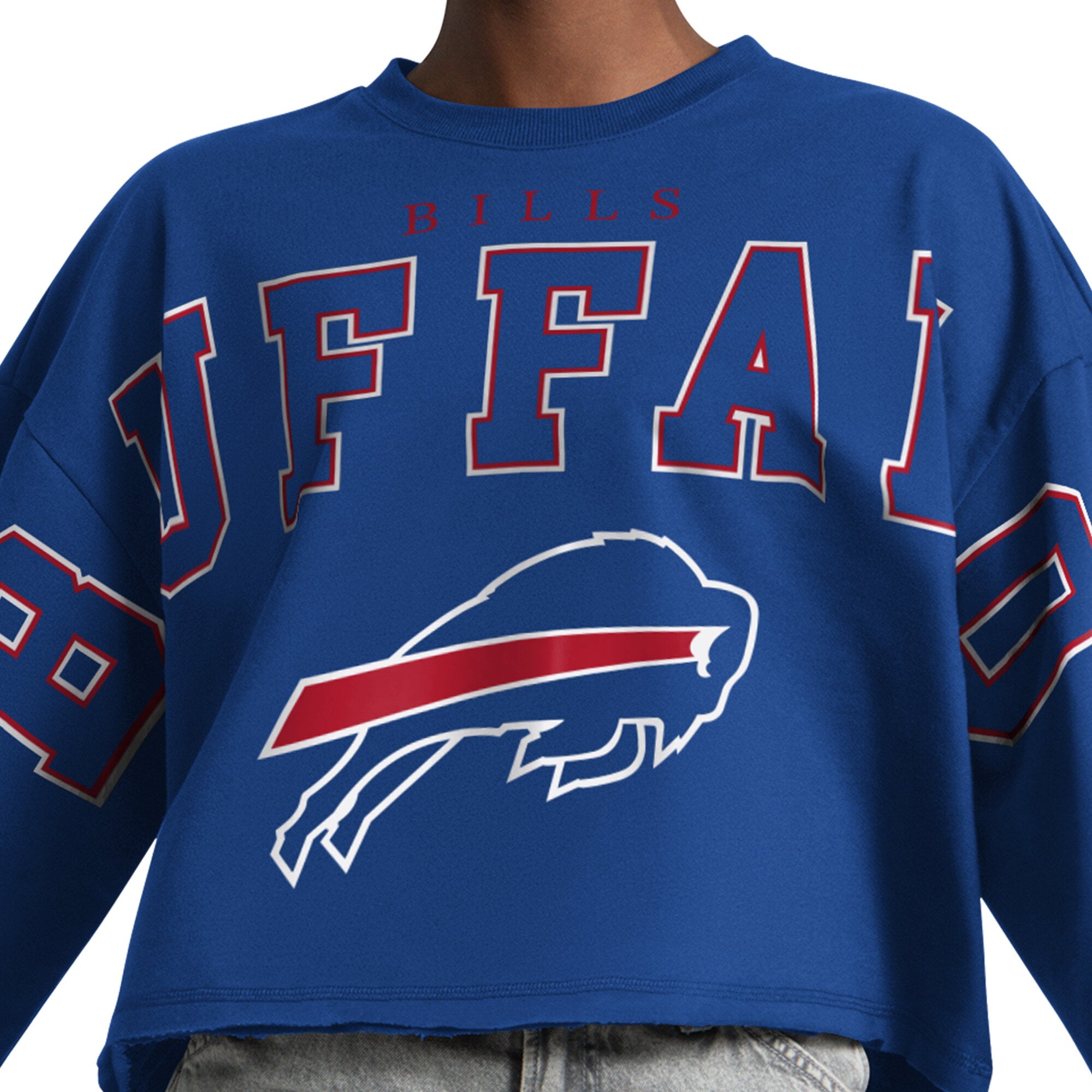 Sweat-shirt court Starter Royal Buffalo Bills Bleachers pour femmes