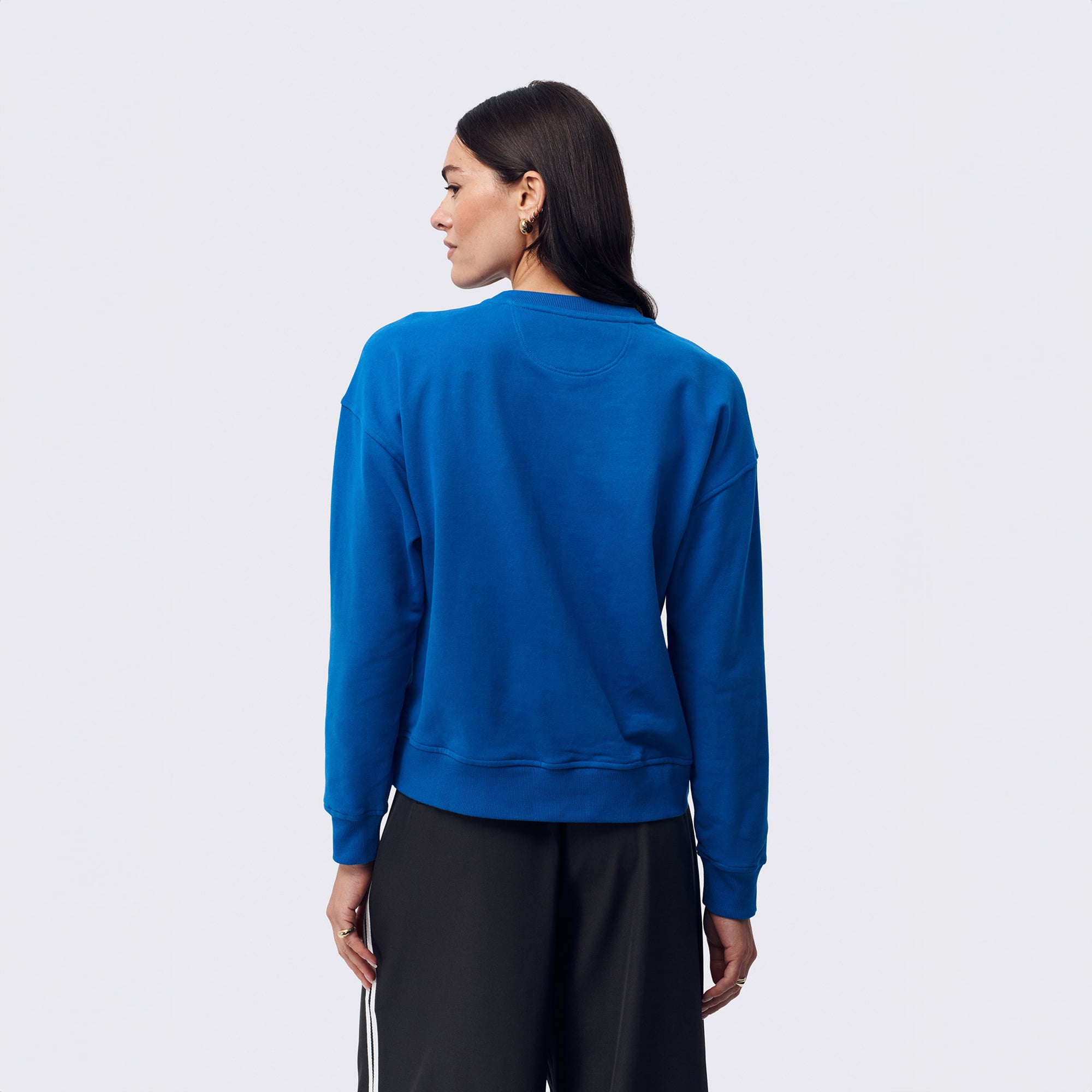 Pull en coton classique à manches courtes Terez Royal Buffalo Bills Football Stitch pour femme