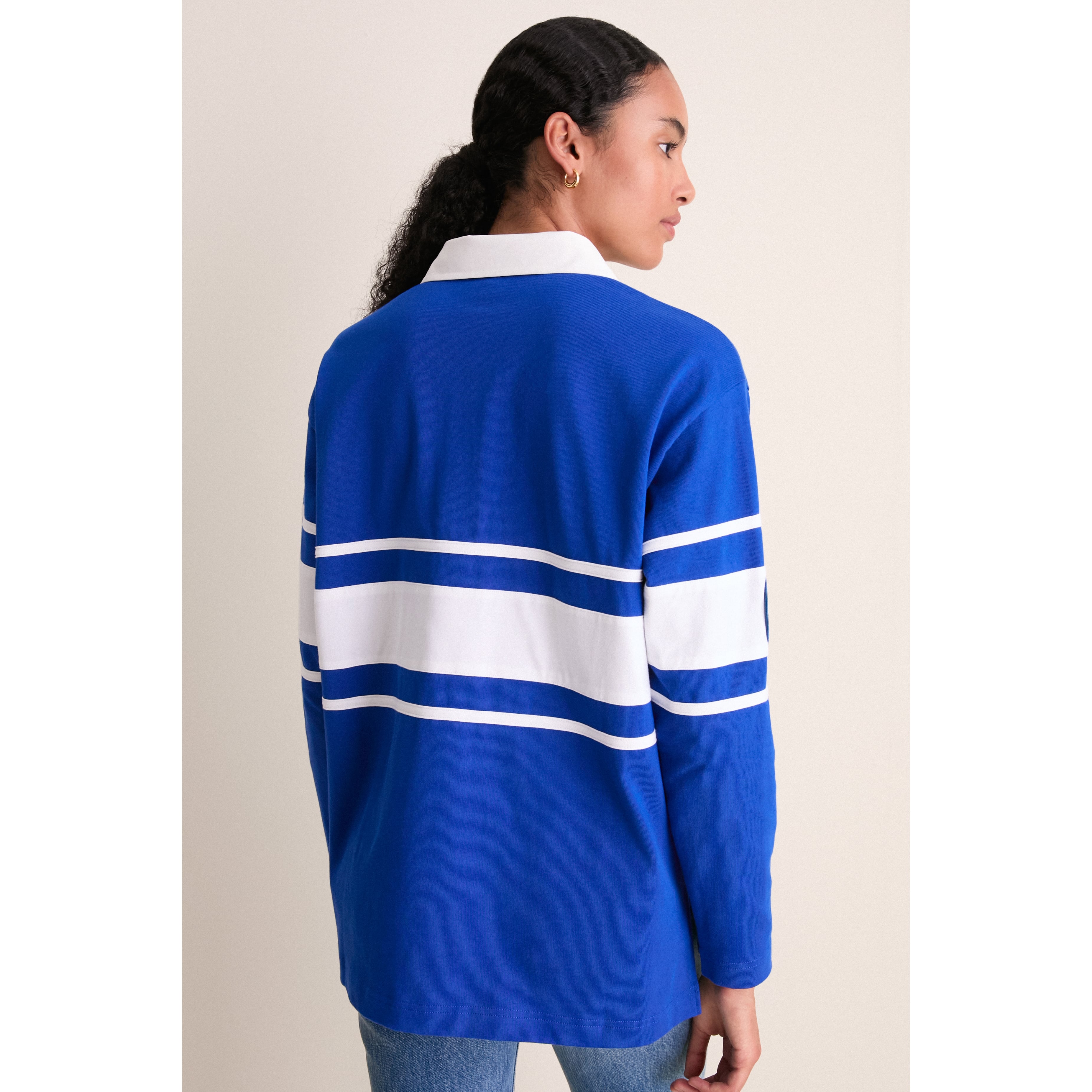 Polo de rugby à manches longues Tuckernuck Royal Buffalo Bills pour femme