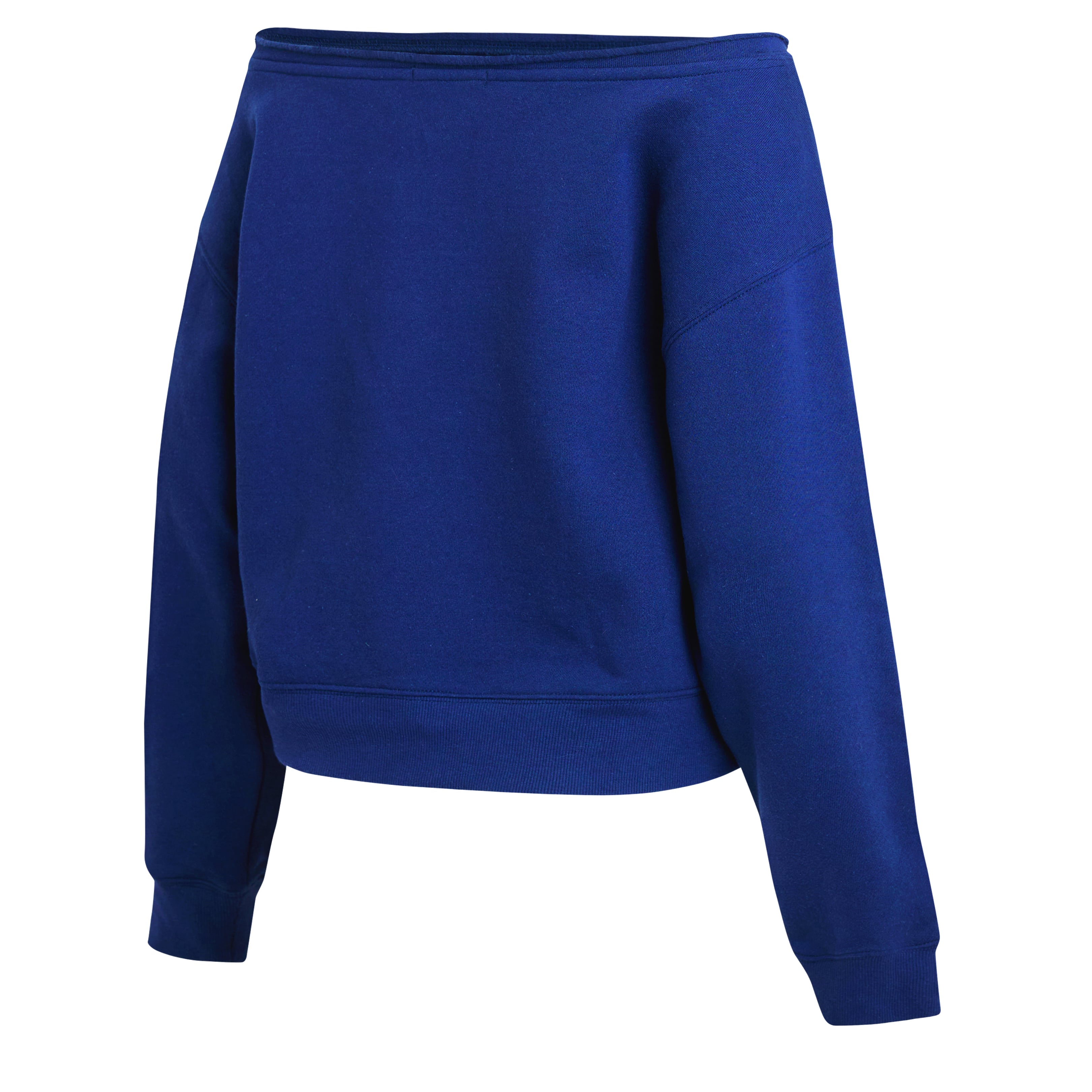 Women's WEAR by Erin Andrews Royal Buffalo Bills Off-the-Shoulder Sweatshirt