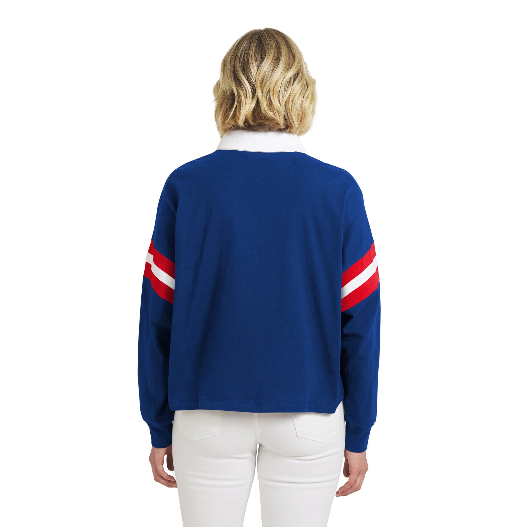 T-shirt à manches longues pour femmes WEAR by Erin Andrews Royal Buffalo Bills Rugby