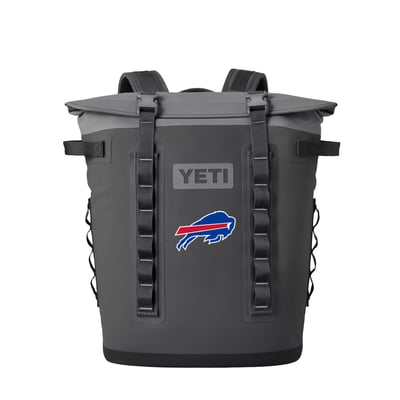  Buffalo Bills YETI Hopper M20 Soft Cooler Backpack - Charcoal