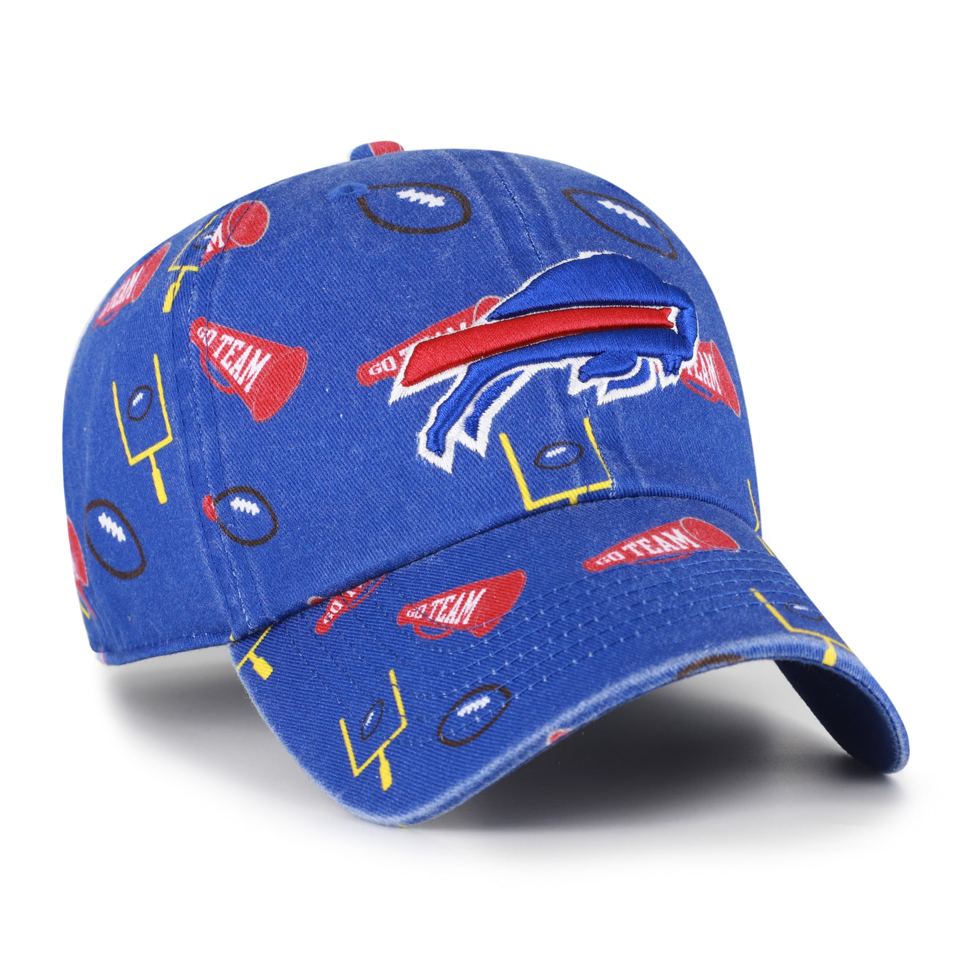 Youth '47 Royal Buffalo Bills Stomping Ground Clean Up Adjustable Hat