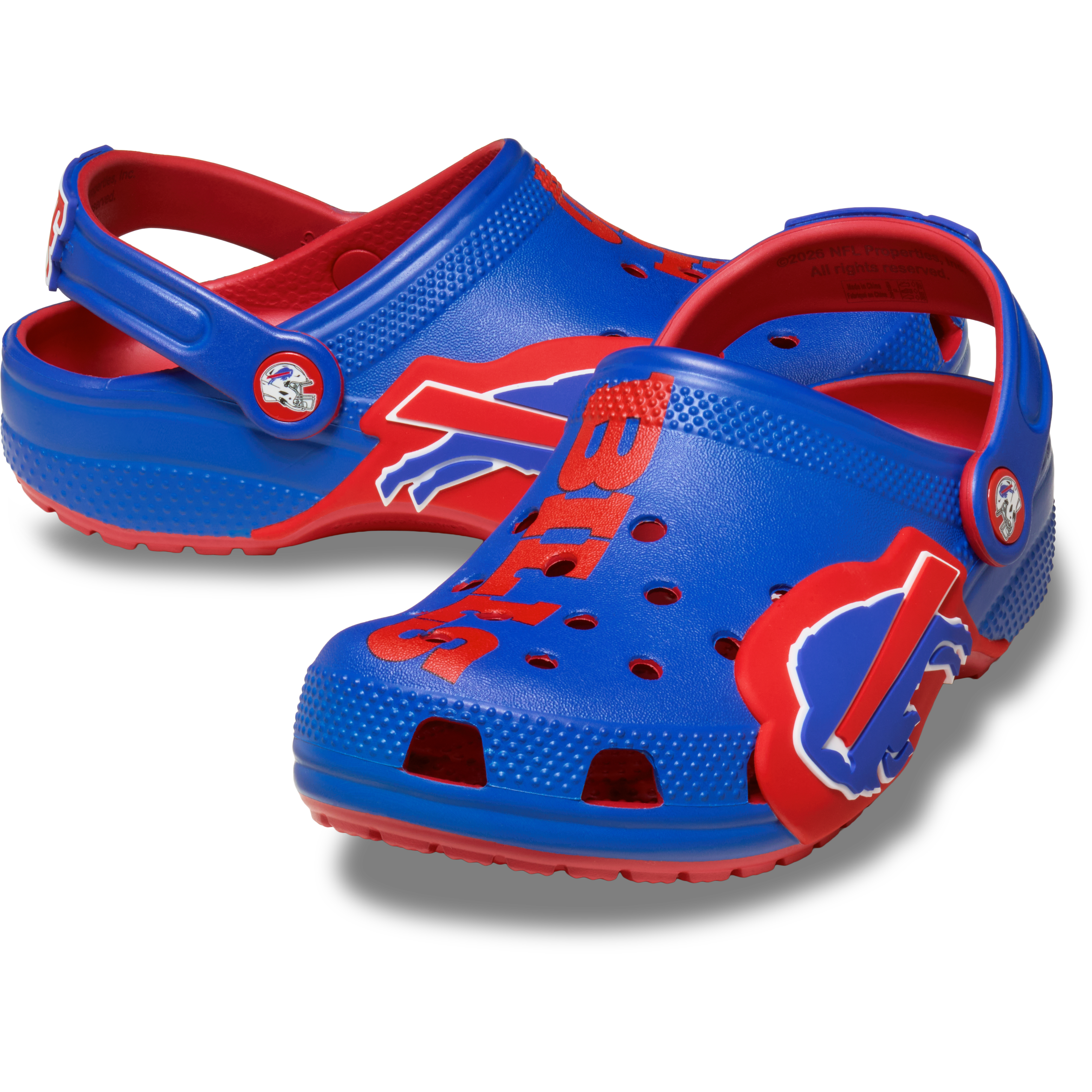 Sabots classiques Crocs Royal Buffalo Bills pour enfants