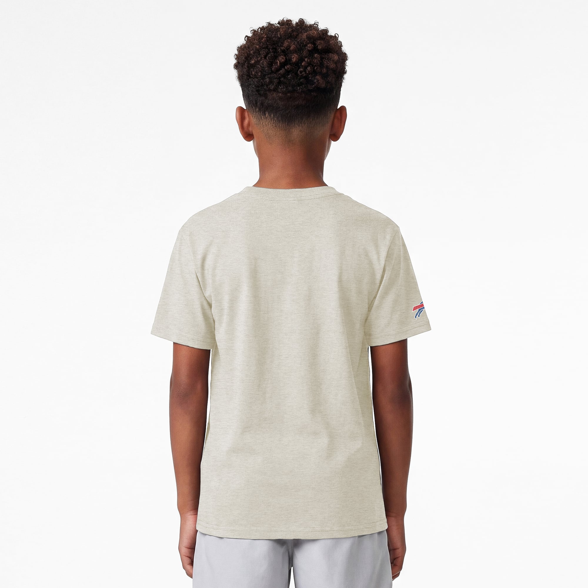 Youth Disney x Champion Oatmeal Buffalo Bills Beast T-Shirt