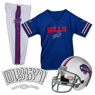 Buffalo Bills Franklin Sports Youth NFL Deluxe Uniform Set - Royal
