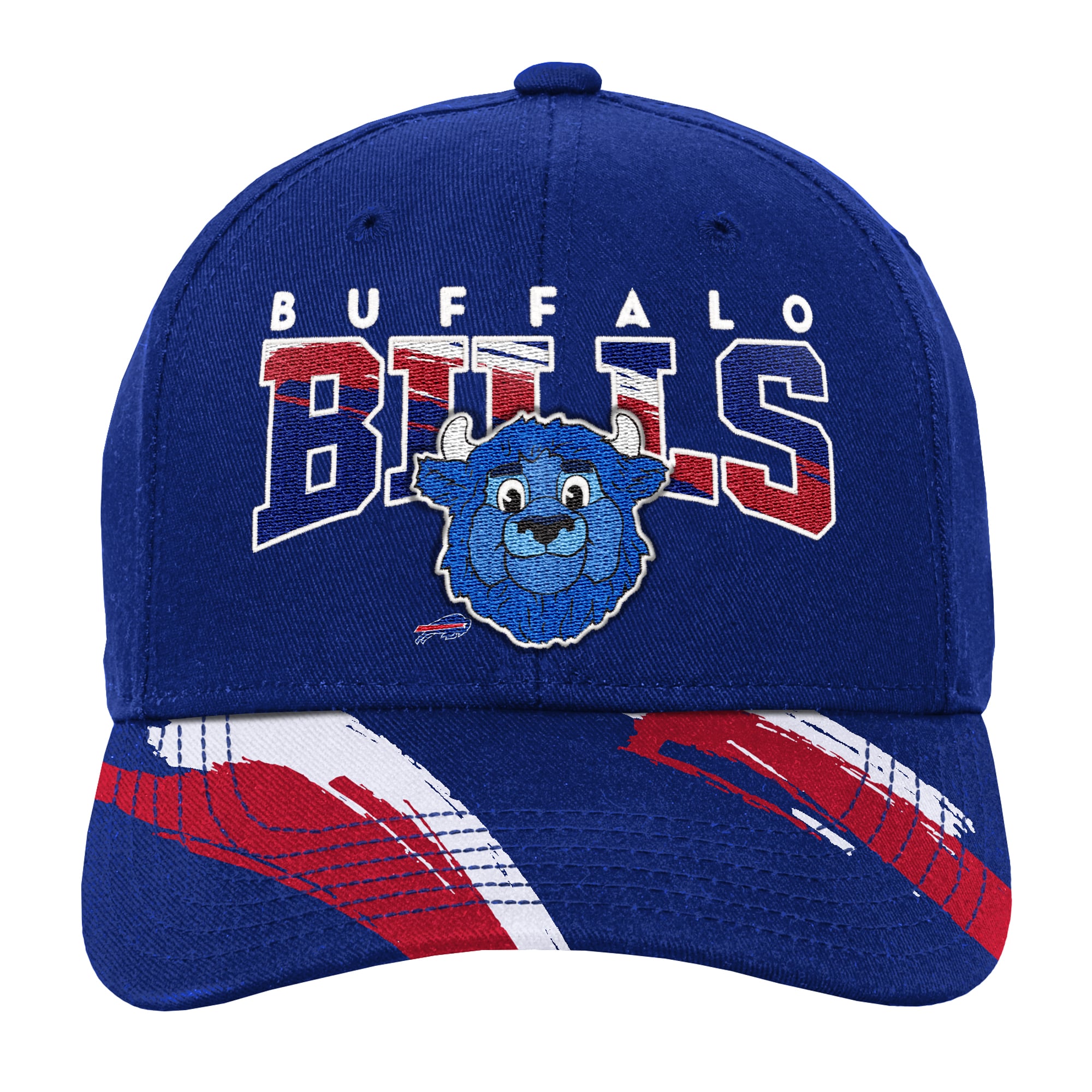 Youth Mitchell & Ness Royal Buffalo Bills Big Head Pro Crown Snapback Hat
