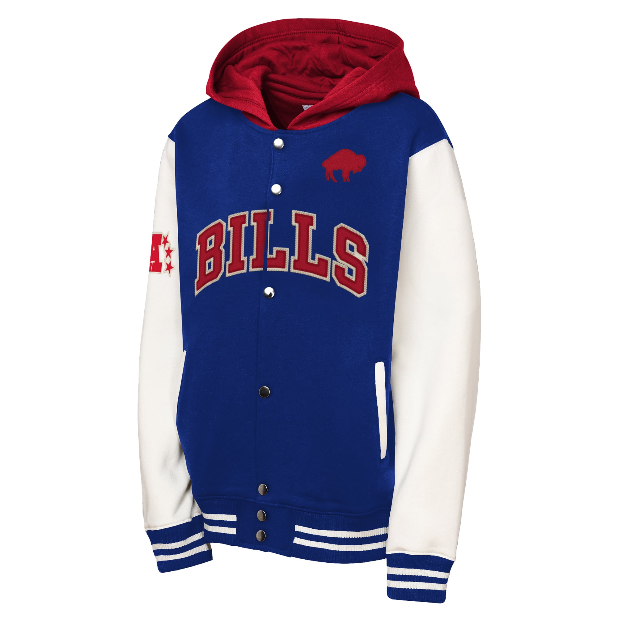 Veste polaire Mitchell & Ness Royal Buffalo Bills Court Side pour enfant
