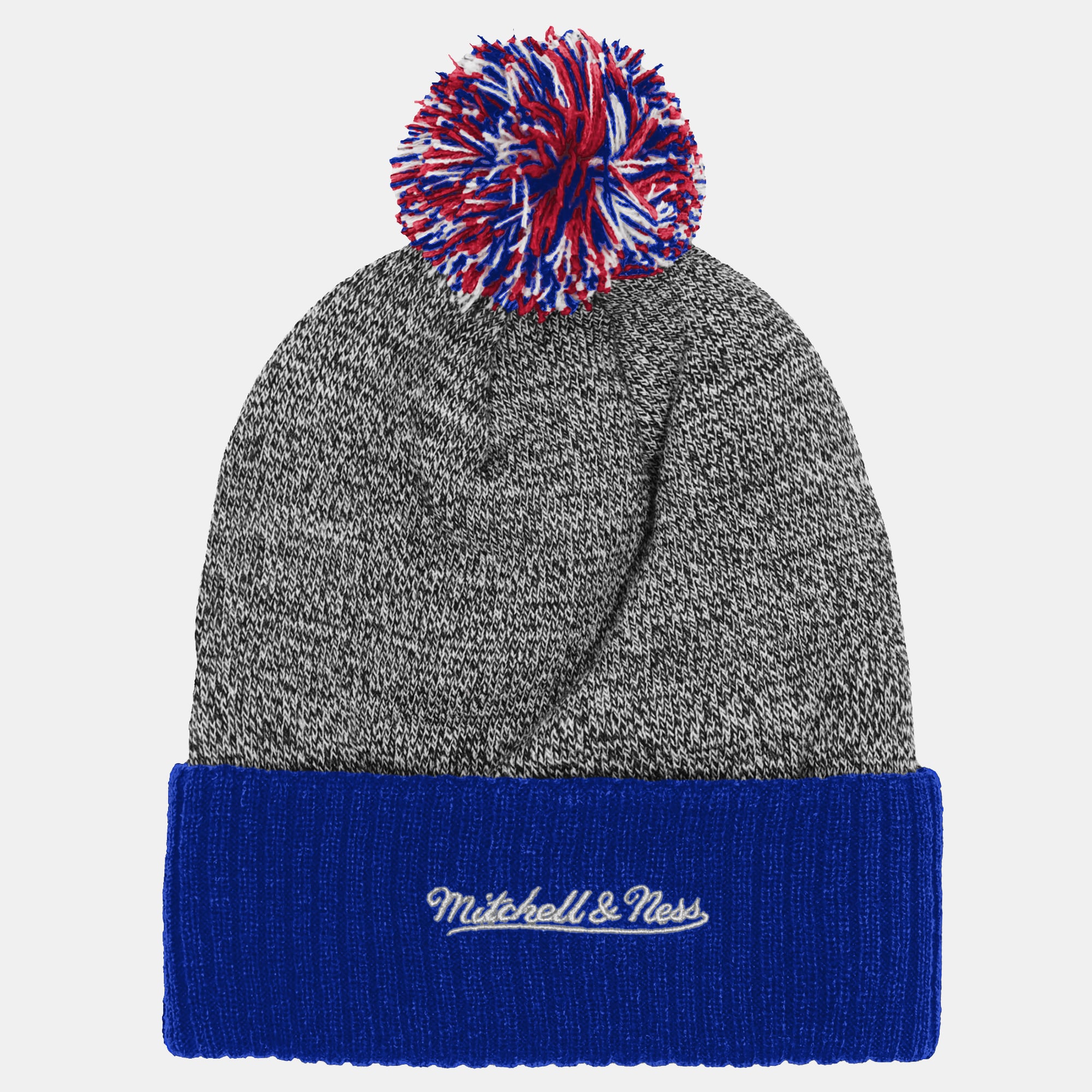 Bonnet à revers Mitchell & Ness Royal Buffalo Bills pour enfant, avec pompon
