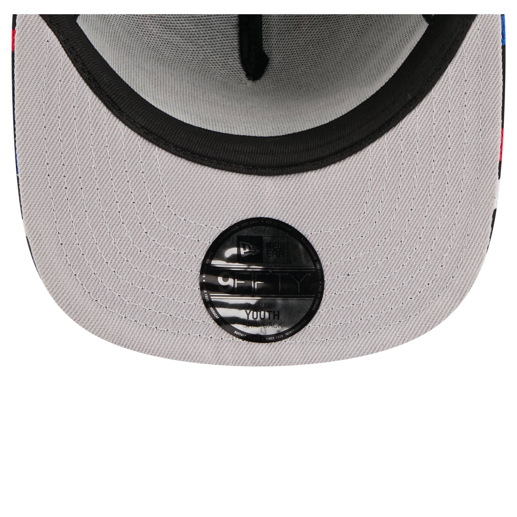 Casquette snapback New Era 9FIFTY Bolt A-Frame noire pour jeunes Buffalo Bills