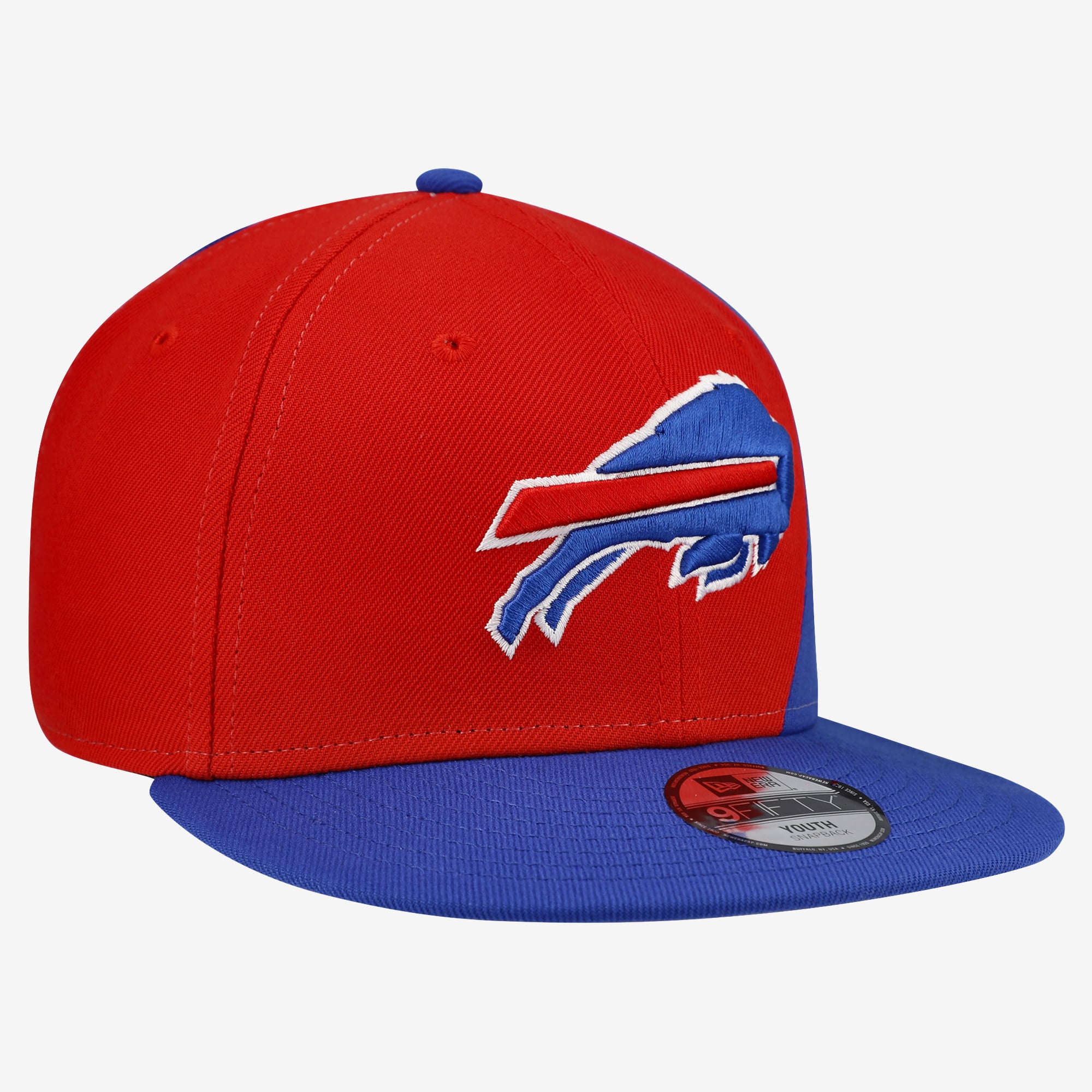 Casquette snapback New Era rouge Buffalo Bills Shock 9FIFTY pour jeunes