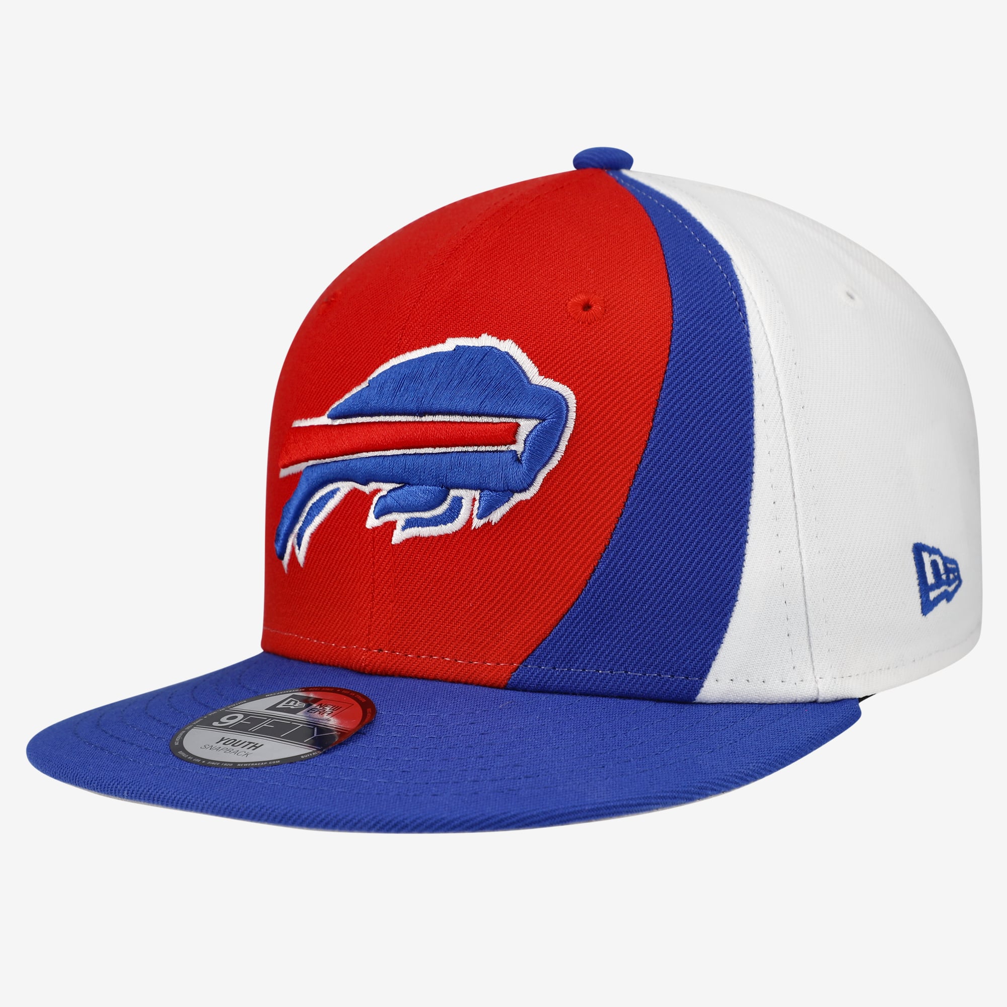Casquette snapback New Era rouge Buffalo Bills Shock 9FIFTY pour jeunes