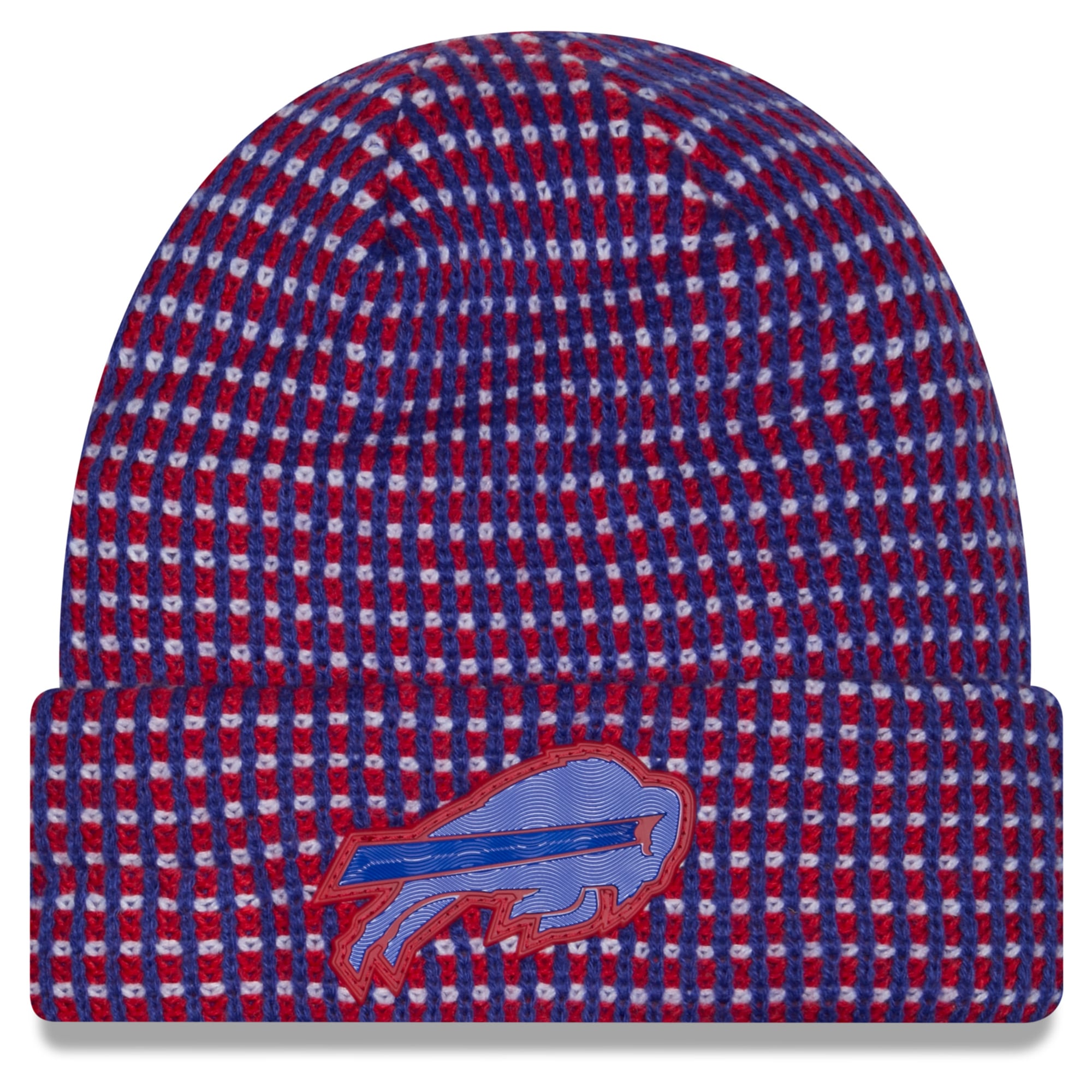 Bonnet d'hiver à revers New Era Royal Buffalo Bills 2026 pour jeunes