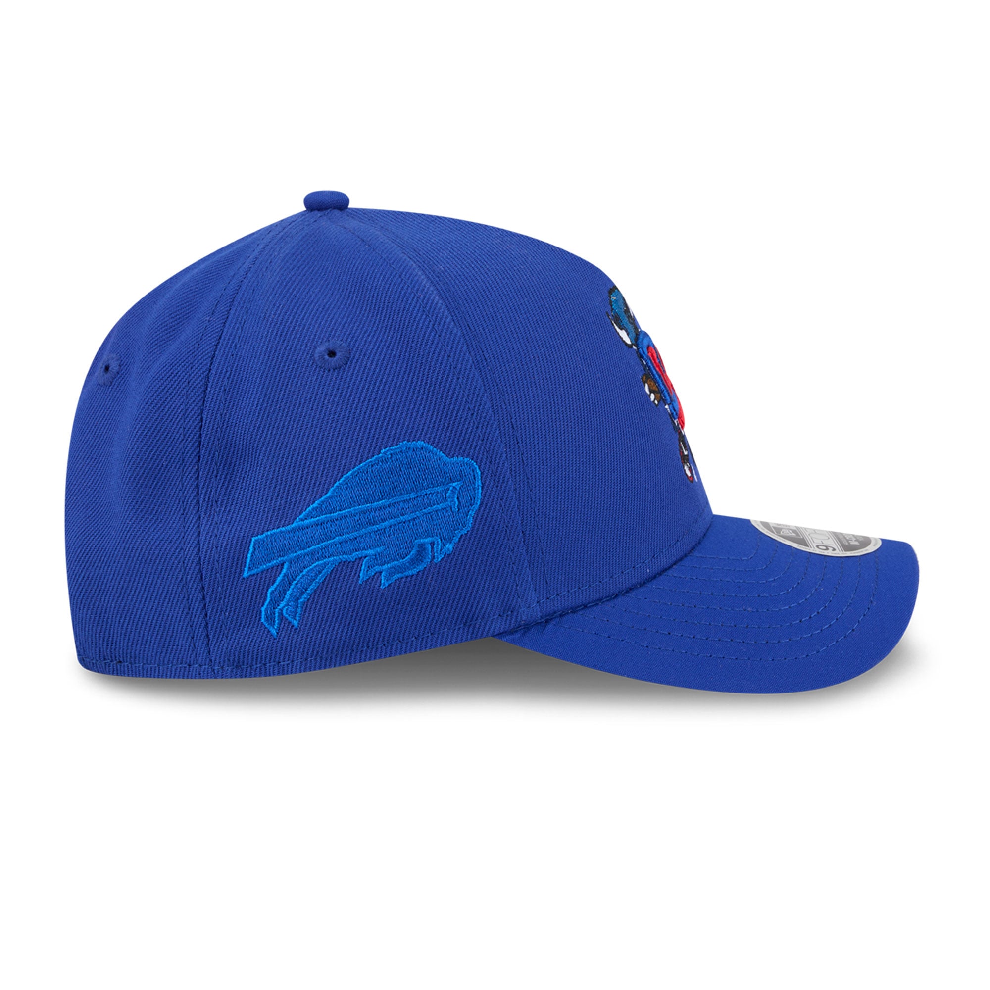 Casquette ajustable New Era Royal Buffalo Bills Cartoon 9FORTY pour jeunes