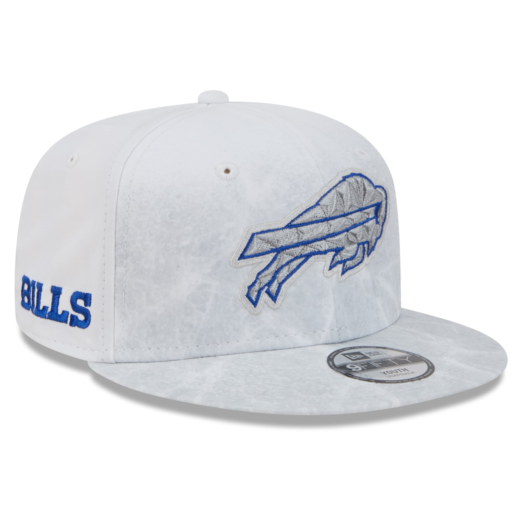 Youth New Era White Buffalo Bills Rivalries Collection 9FIFTY Snapback Hat