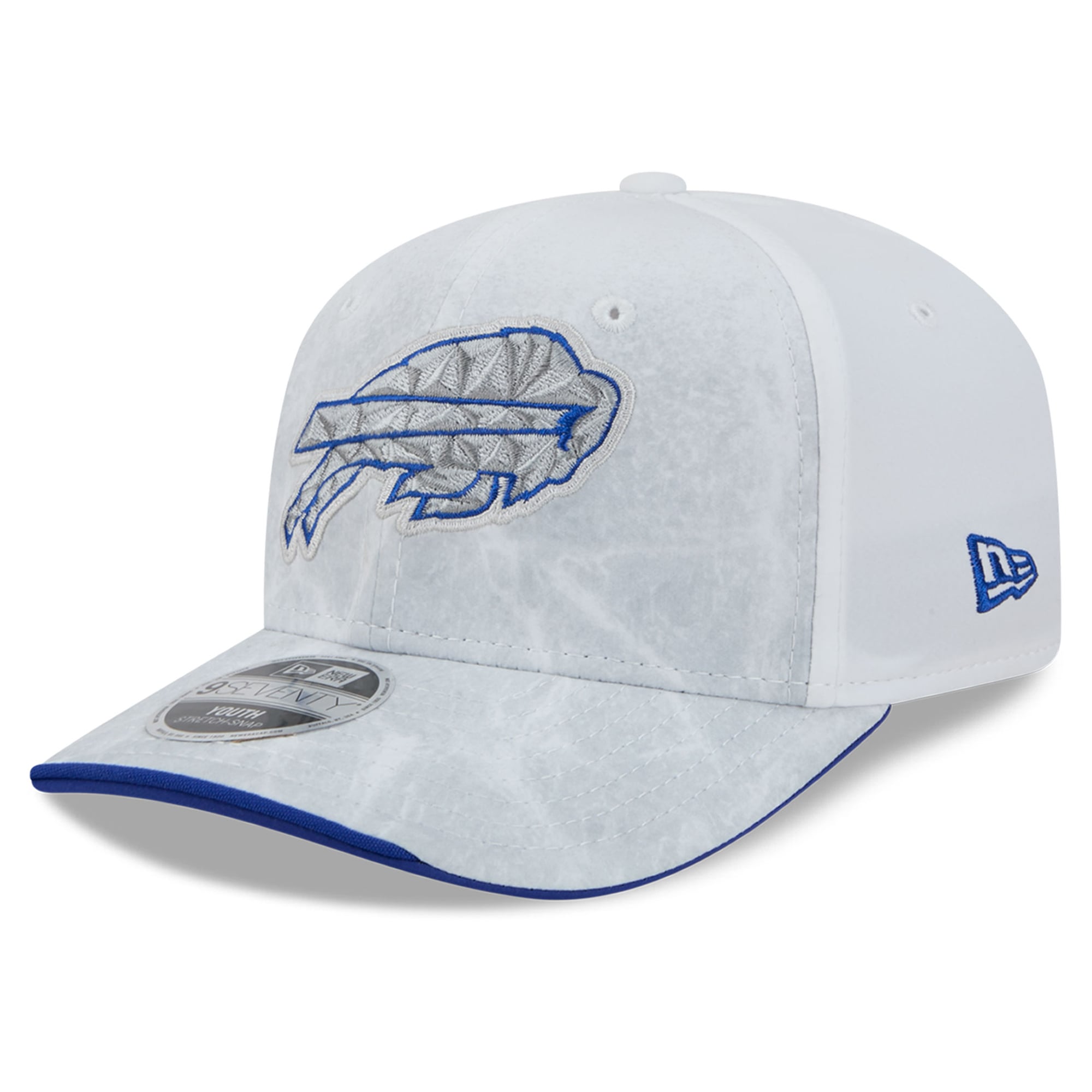 Youth New Era White Buffalo Bills Rivalries Collection 9SEVENTY Adjustable Hat