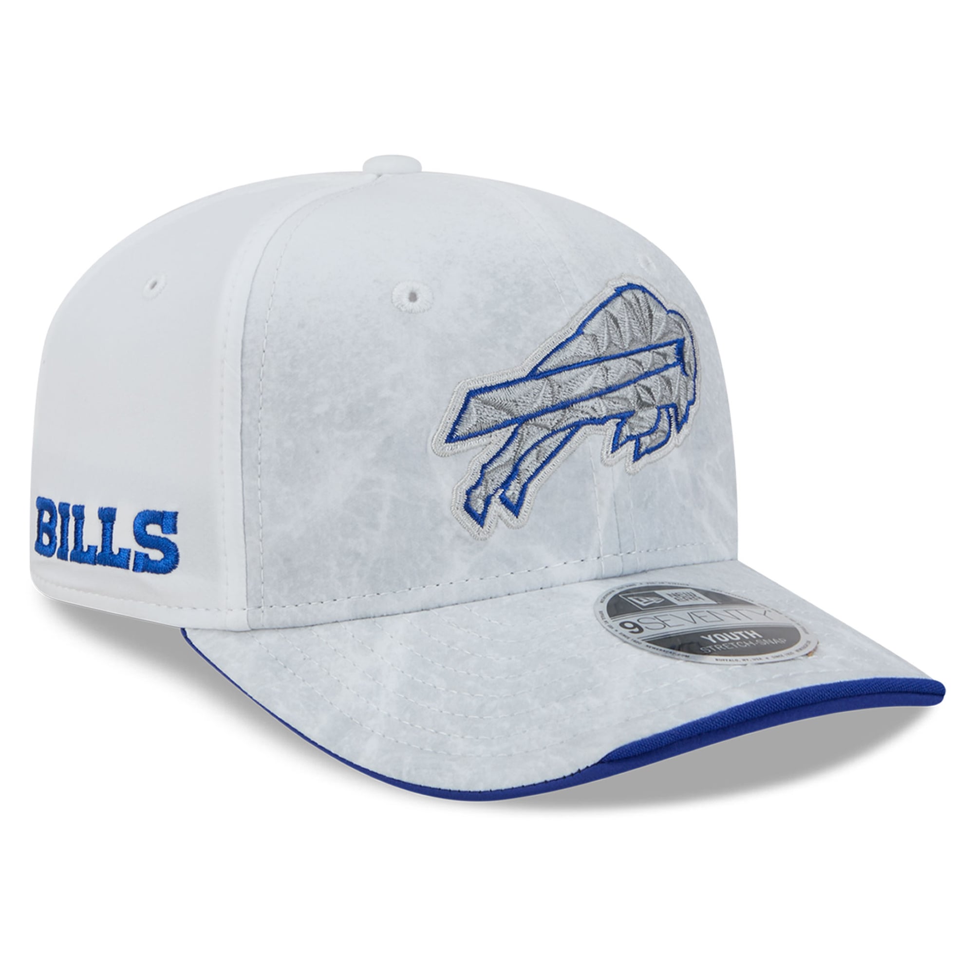 Youth New Era White Buffalo Bills Rivalries Collection 9SEVENTY Adjustable Hat