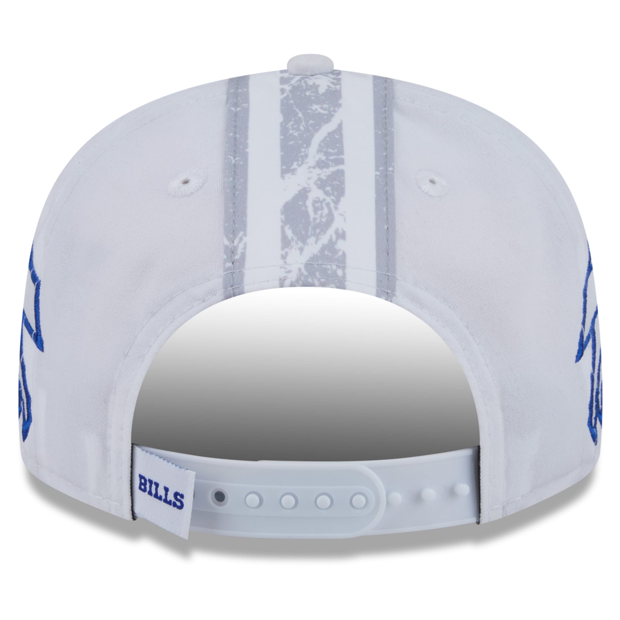 Youth New Era White Buffalo Bills Rivalries Collection Fan Pack Helmet 9FIFTY Snapback Hat