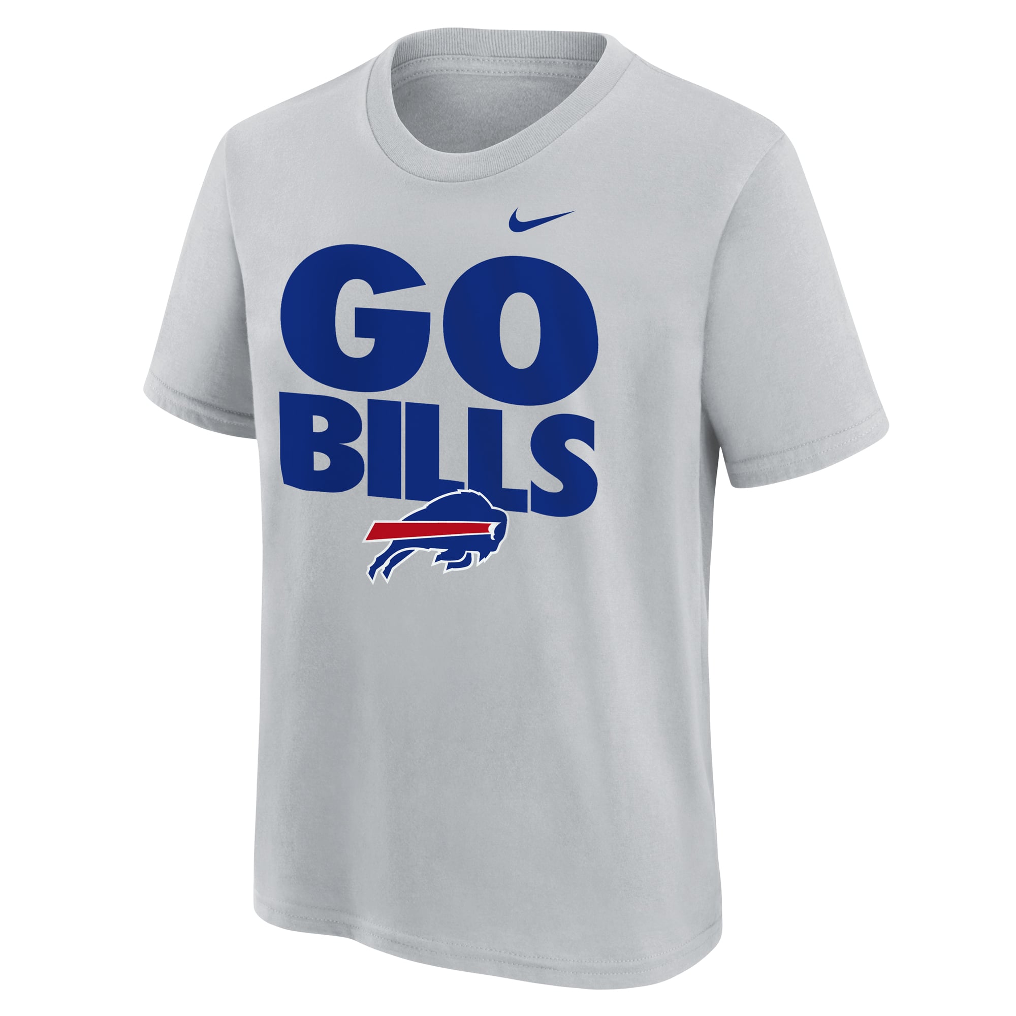 Youth Nike Gray Buffalo Bills Slogan T-Shirt