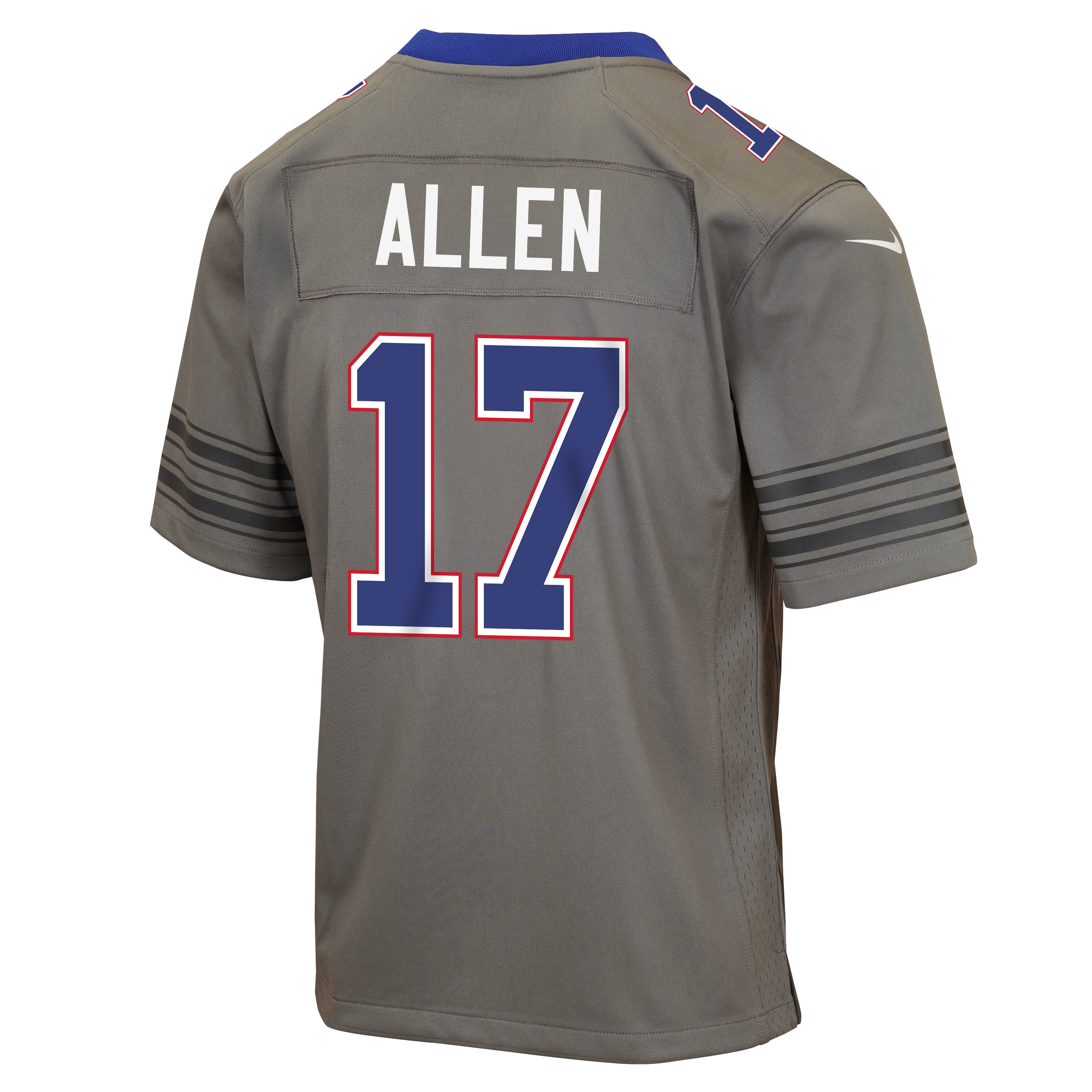 Youth Nike Josh Allen Gray Buffalo Bills Nickel City Game Jersey