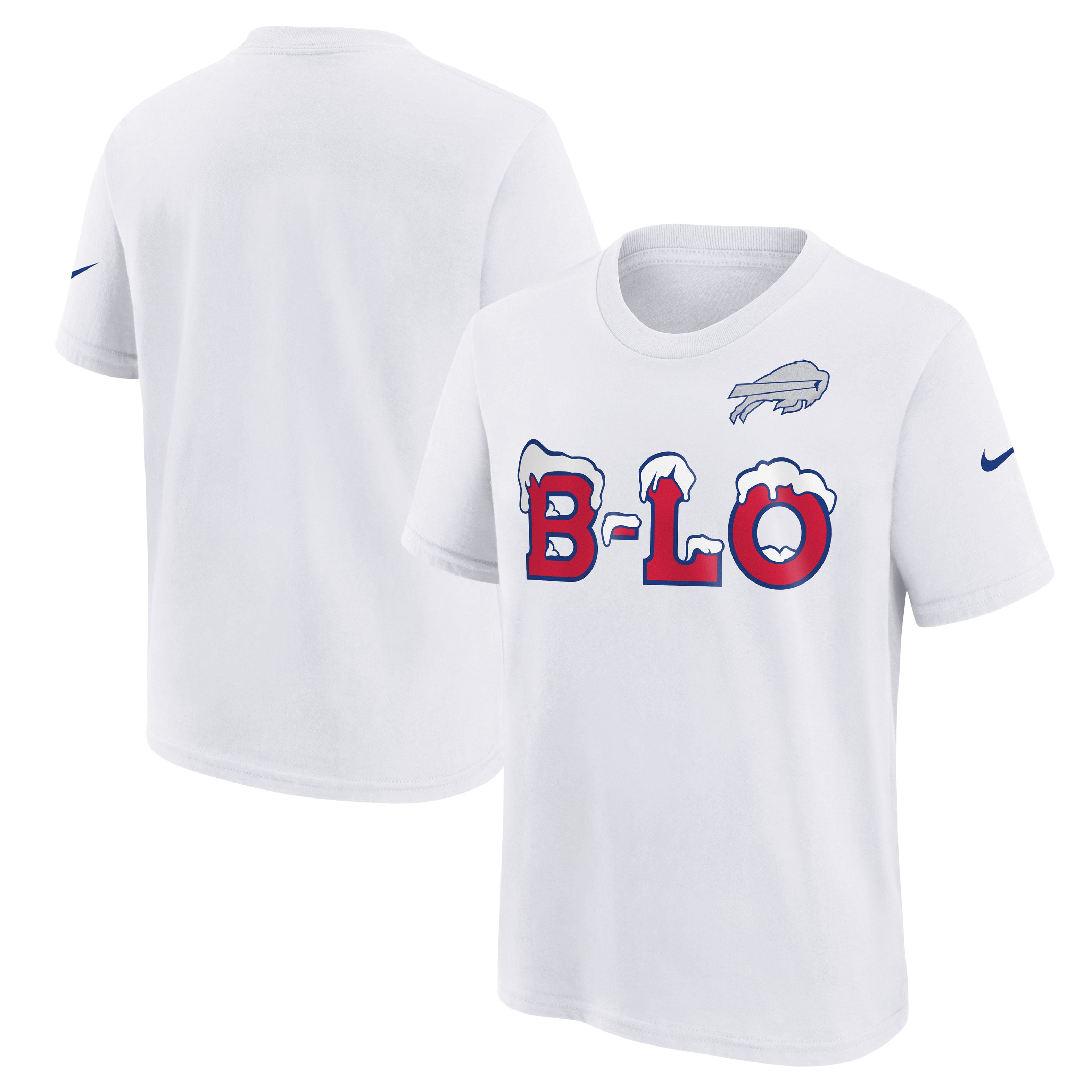 Youth Nike White Buffalo Bills Rivalries Collection T-Shirt