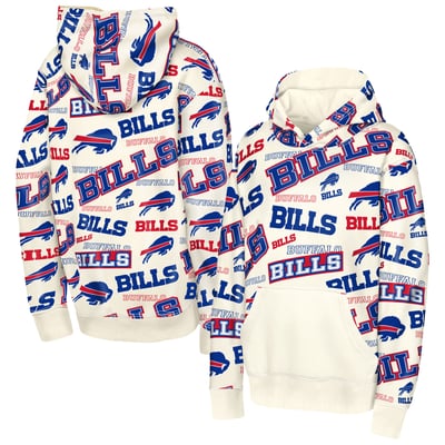 Buffalo Bills Outerstuff Youth Shake & Bake Hoodie - Cream