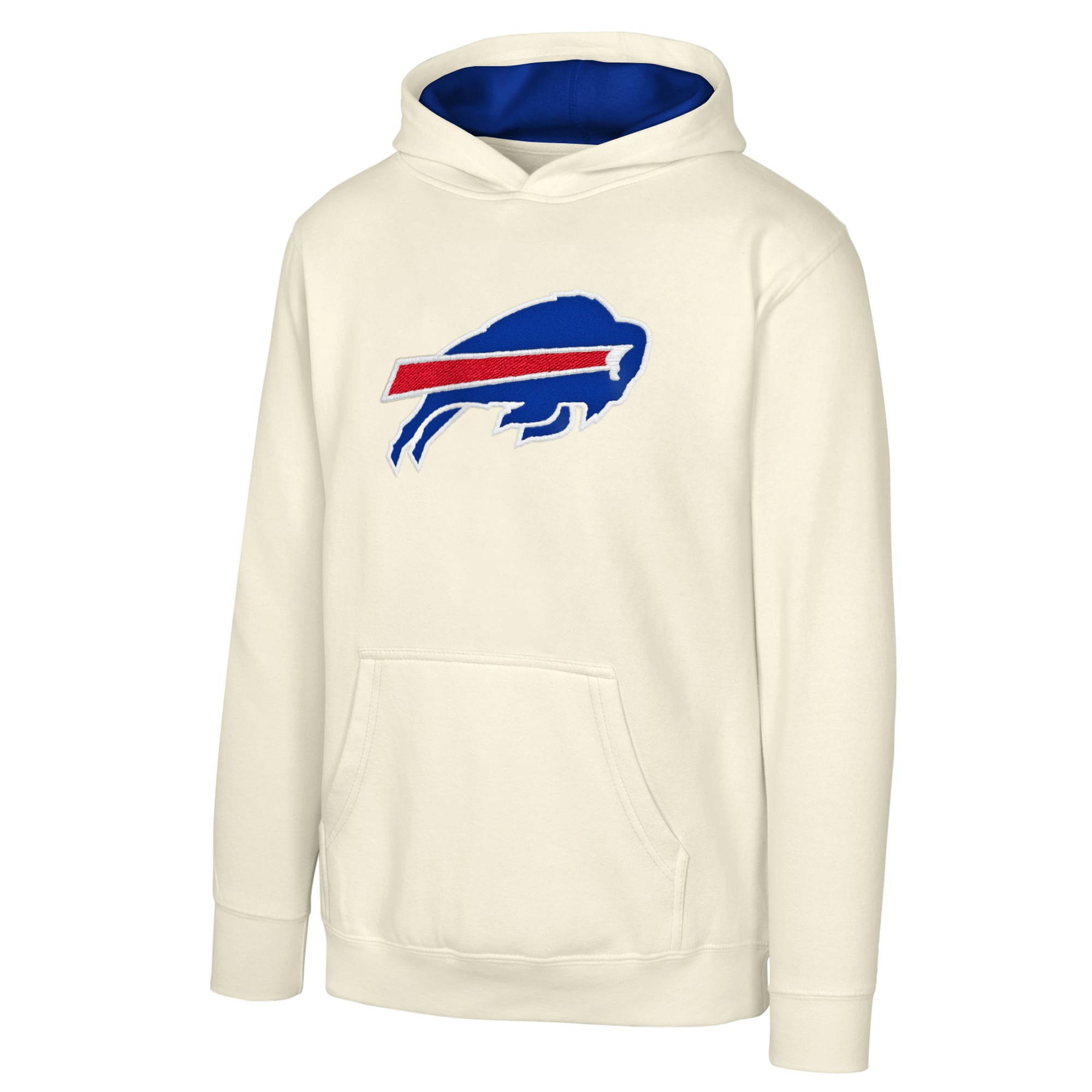 Youth Outerstuff Natural Buffalo Bills Prime Pullover Hoodie